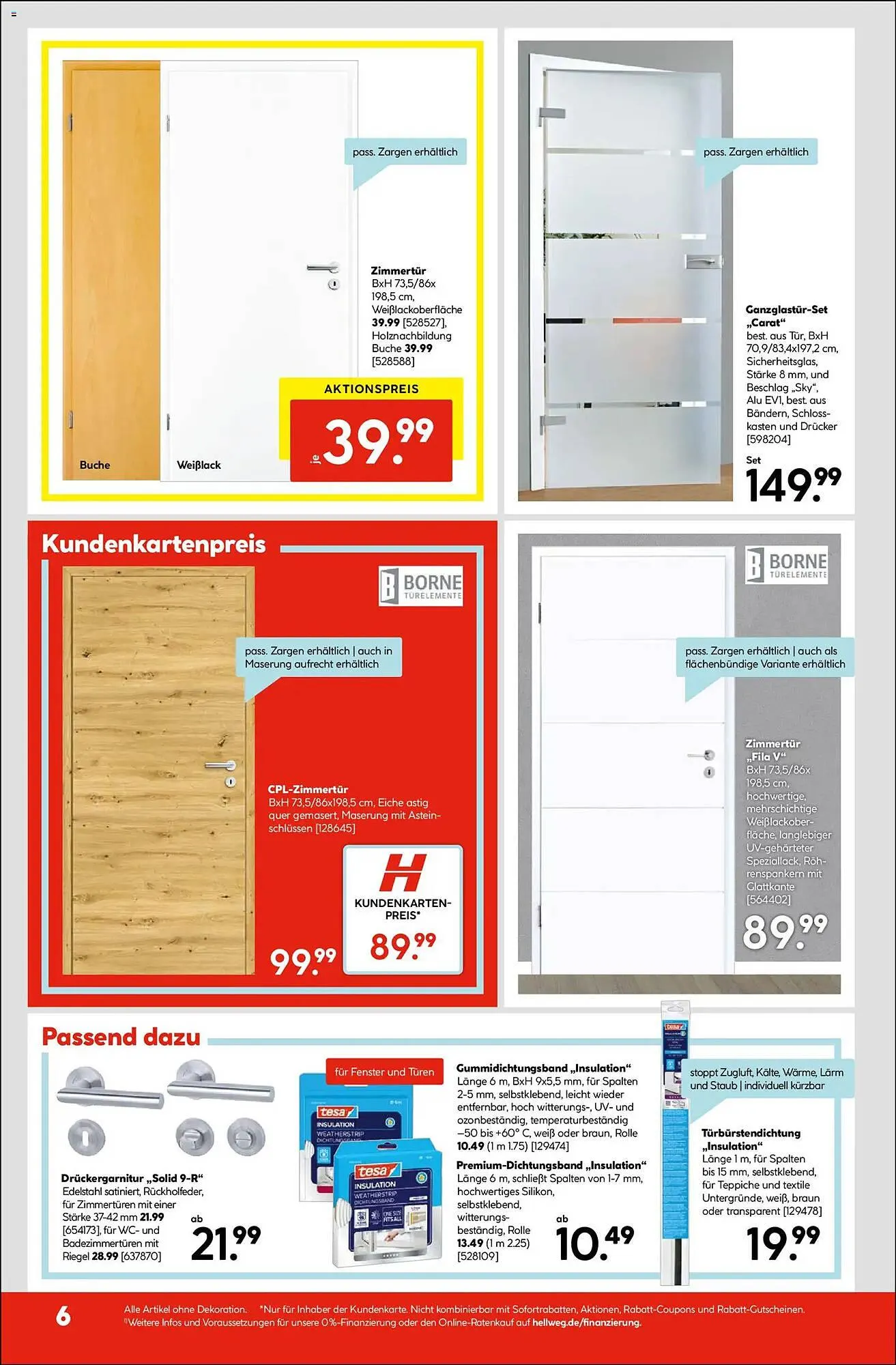 Hellweg Prospekt von 19. Januar bis 24. Januar 2026 - Prospekt seite 6