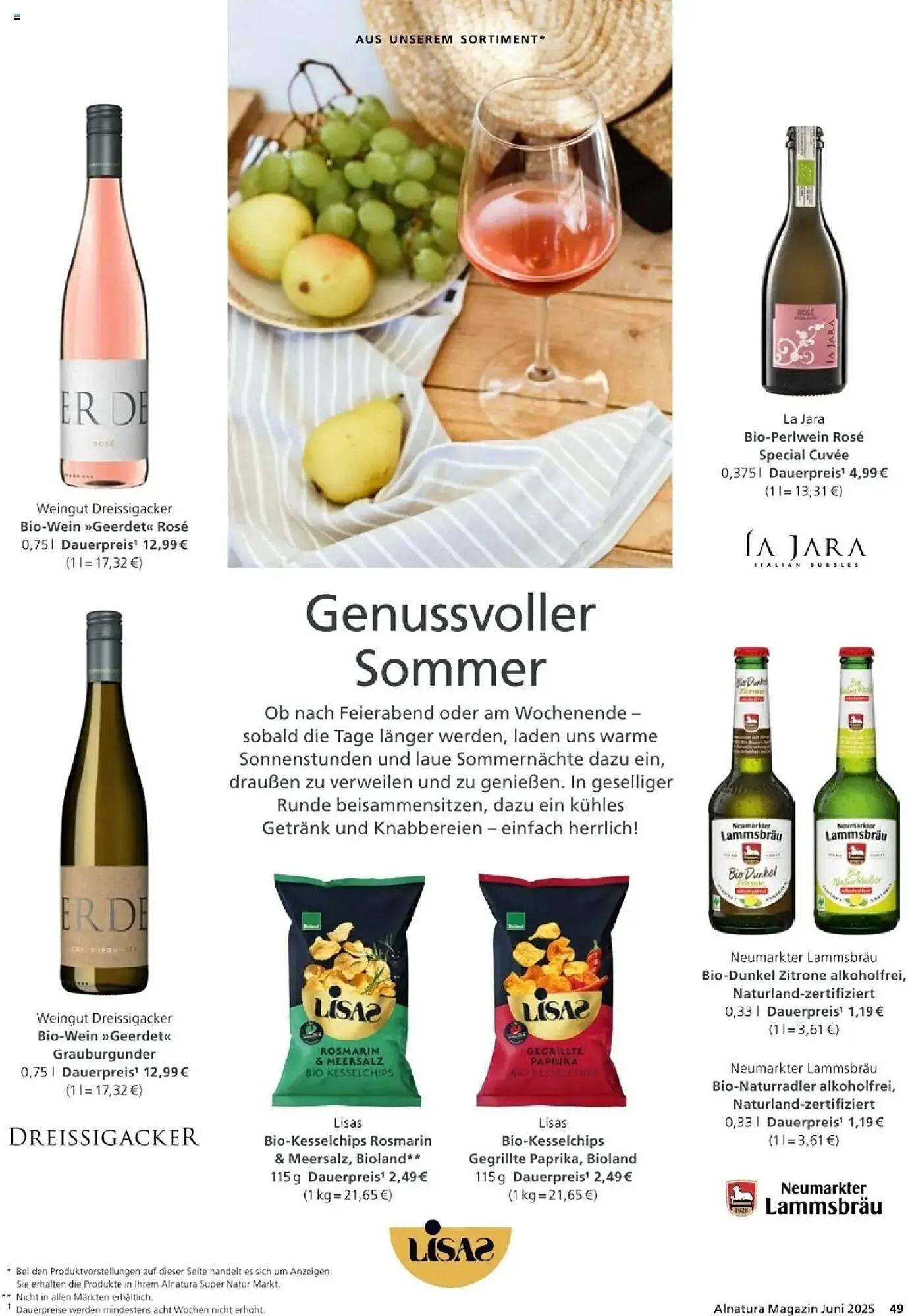 Alnatura Prospekt von 1. Juni bis 30. Juni 2025 - Prospekt seite 49