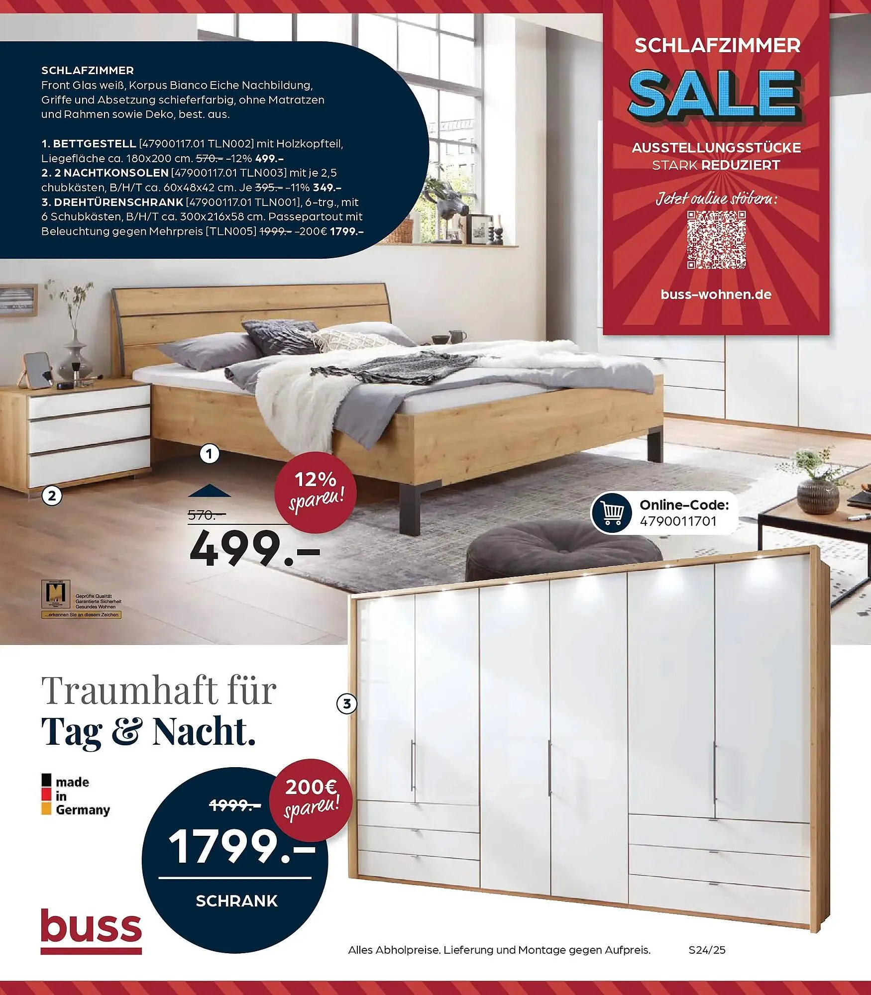 Möbel Buss Prospekt von 16. Januar bis 29. Januar 2026 - Prospekt seite 24
