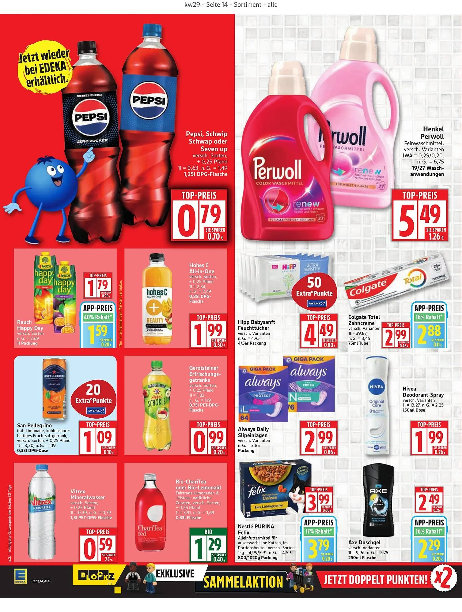 Edeka Prospekt von 14. Juli bis 19. Juli 2025 - Prospekt seite 14