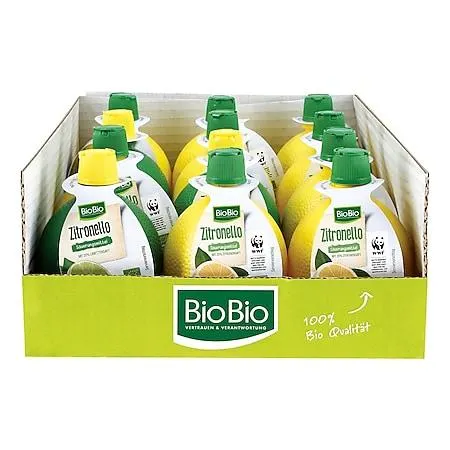 BioBio Zitronello 200 ml, verschiedene Sorten, 12er Pack