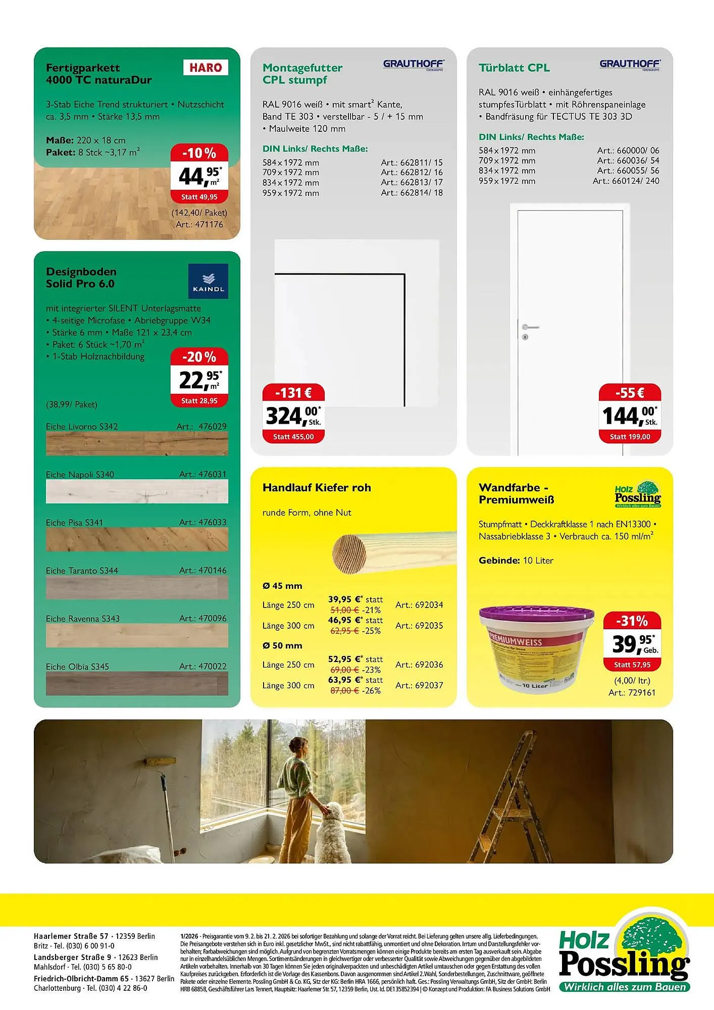 Holz Possling Prospekt von 8. Februar bis 21. Februar 2026 - Prospekt seite 6