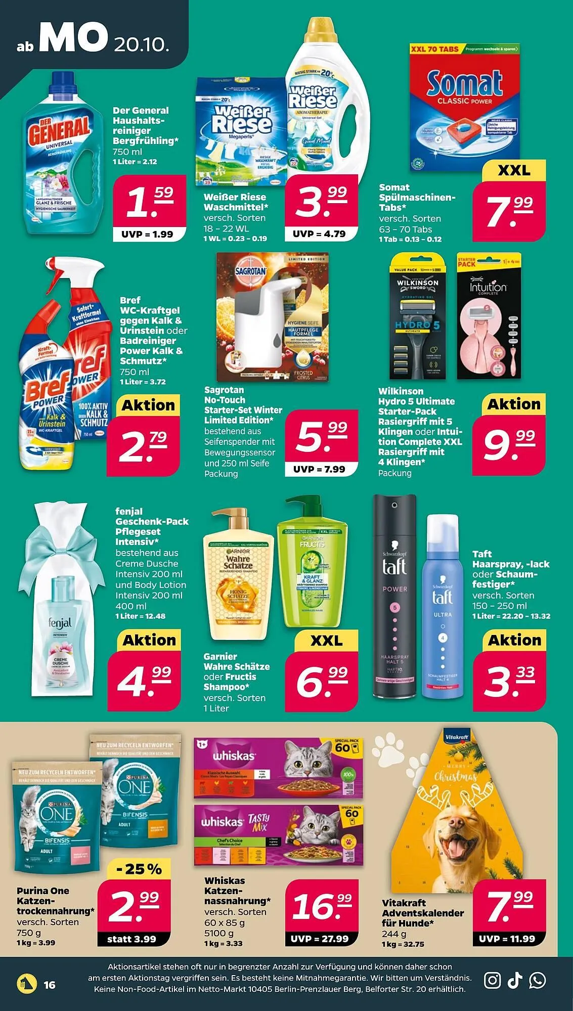 NETTO Prospekt von 20. Oktober bis 25. Oktober 2025 - Prospekt seite 18