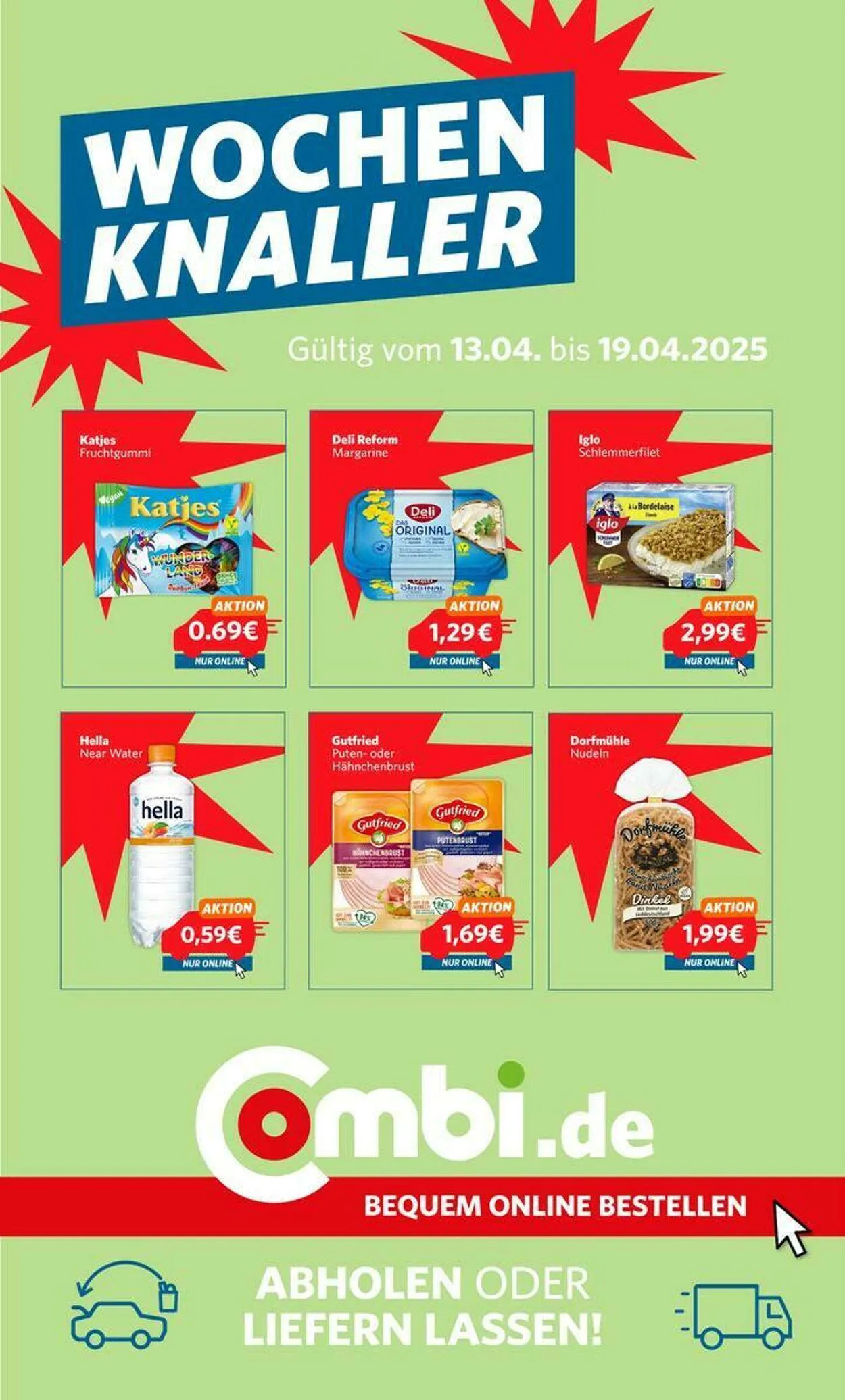 Combi von 13. April bis 19. April 2025 - Prospekt seite 1