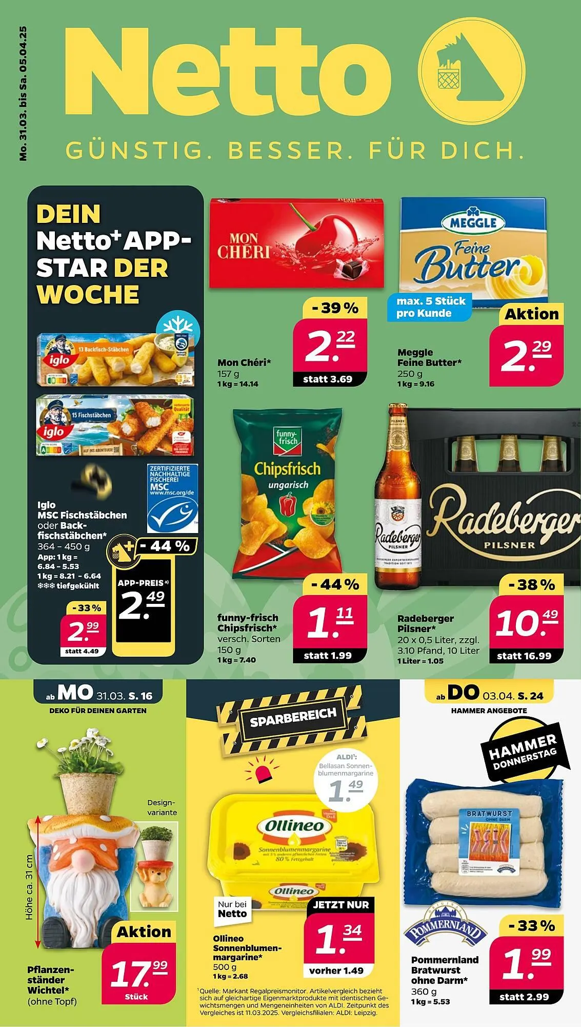 NETTO Prospekt von 31. März bis 5. April 2025 - Prospekt seite 1