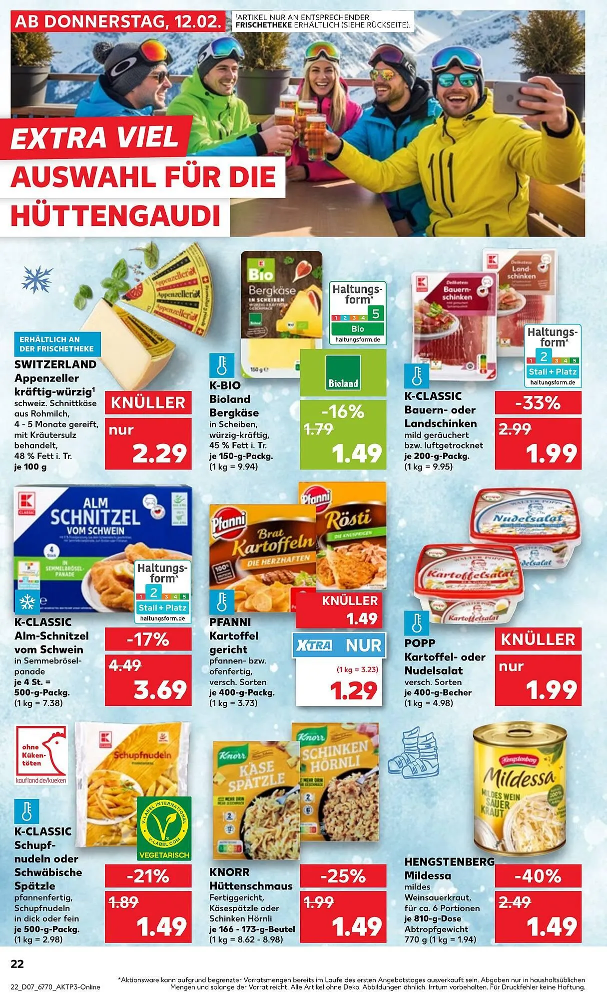 Kaufland Prospekt von 16. Februar bis 18. Februar 2026 - Prospekt seite 22