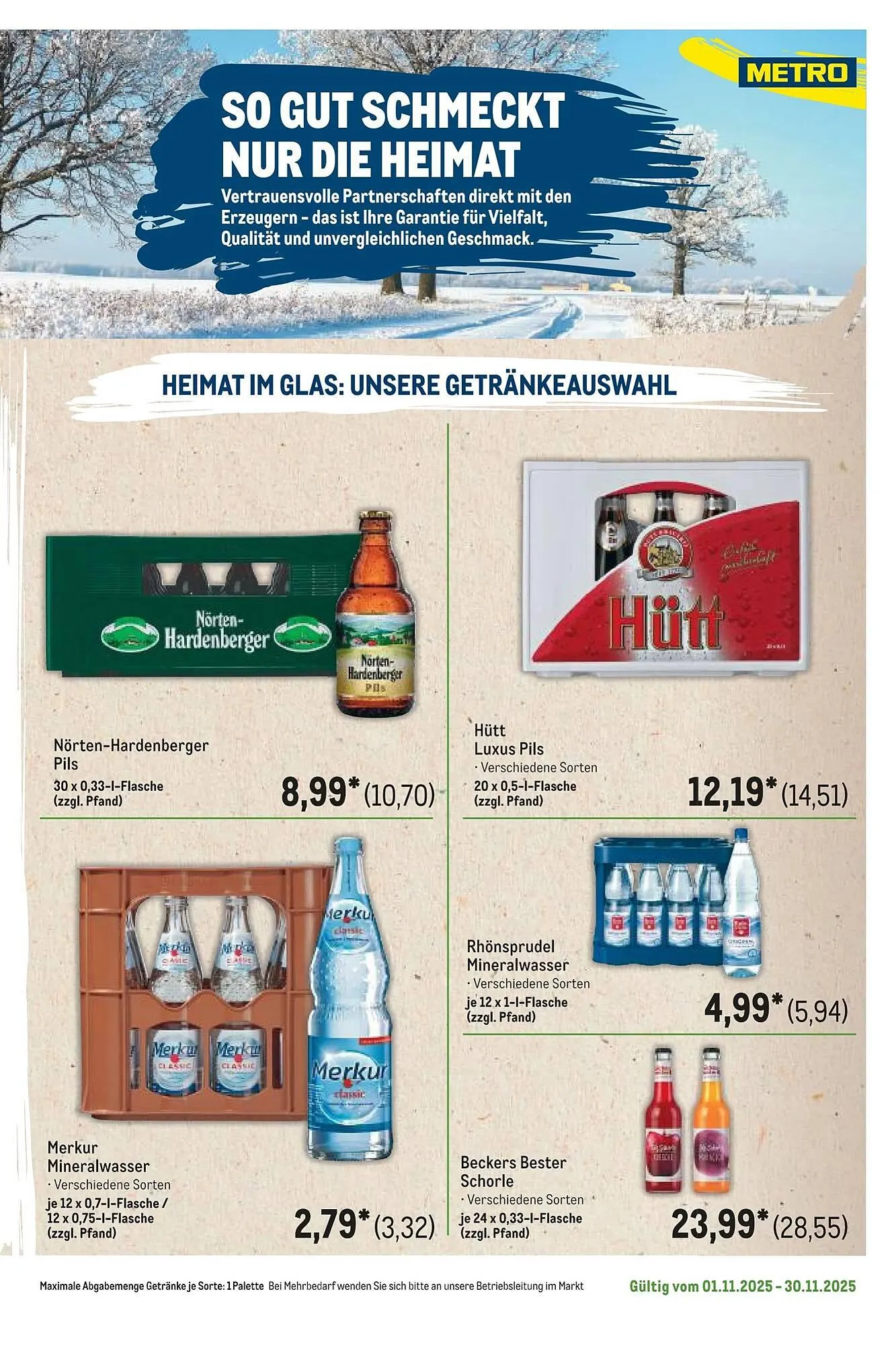 METRO Prospekt von 1. November bis 1. Dezember 2025 - Prospekt seite 5