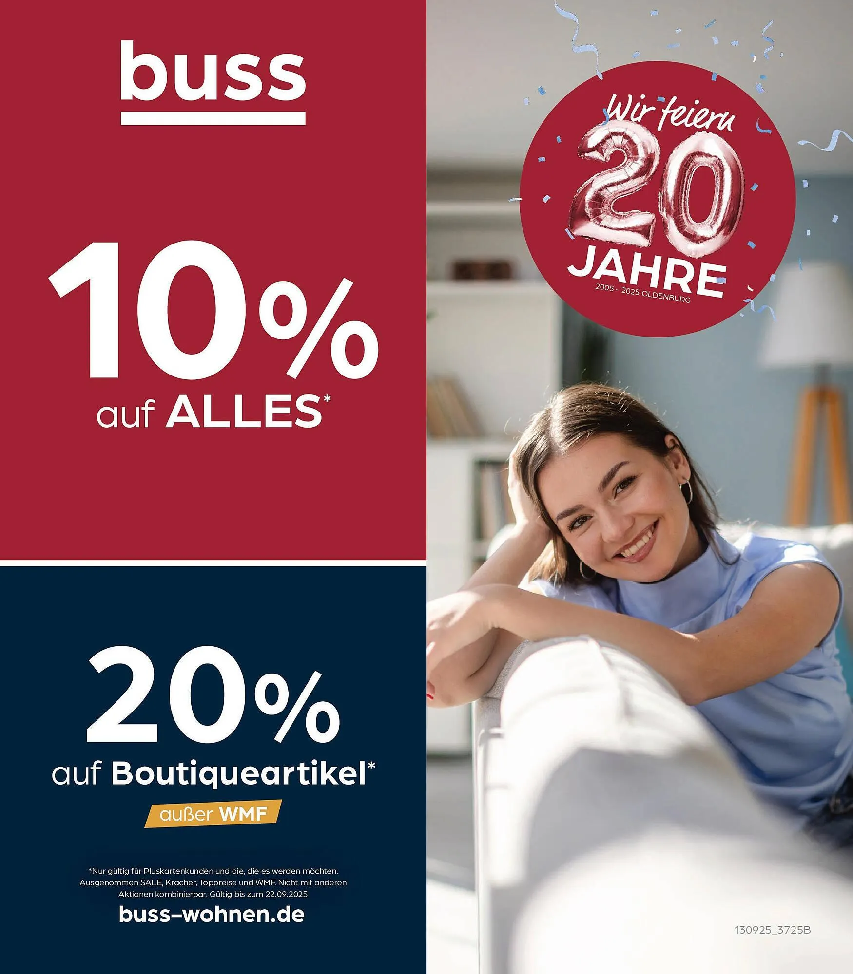 Möbel Buss Prospekt von 12. September bis 22. September 2025 - Prospekt seite 1