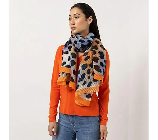 STEFFEN SCHRAUT Tuch Plissee-Stoff Allover-Druck ca. 90x125cm