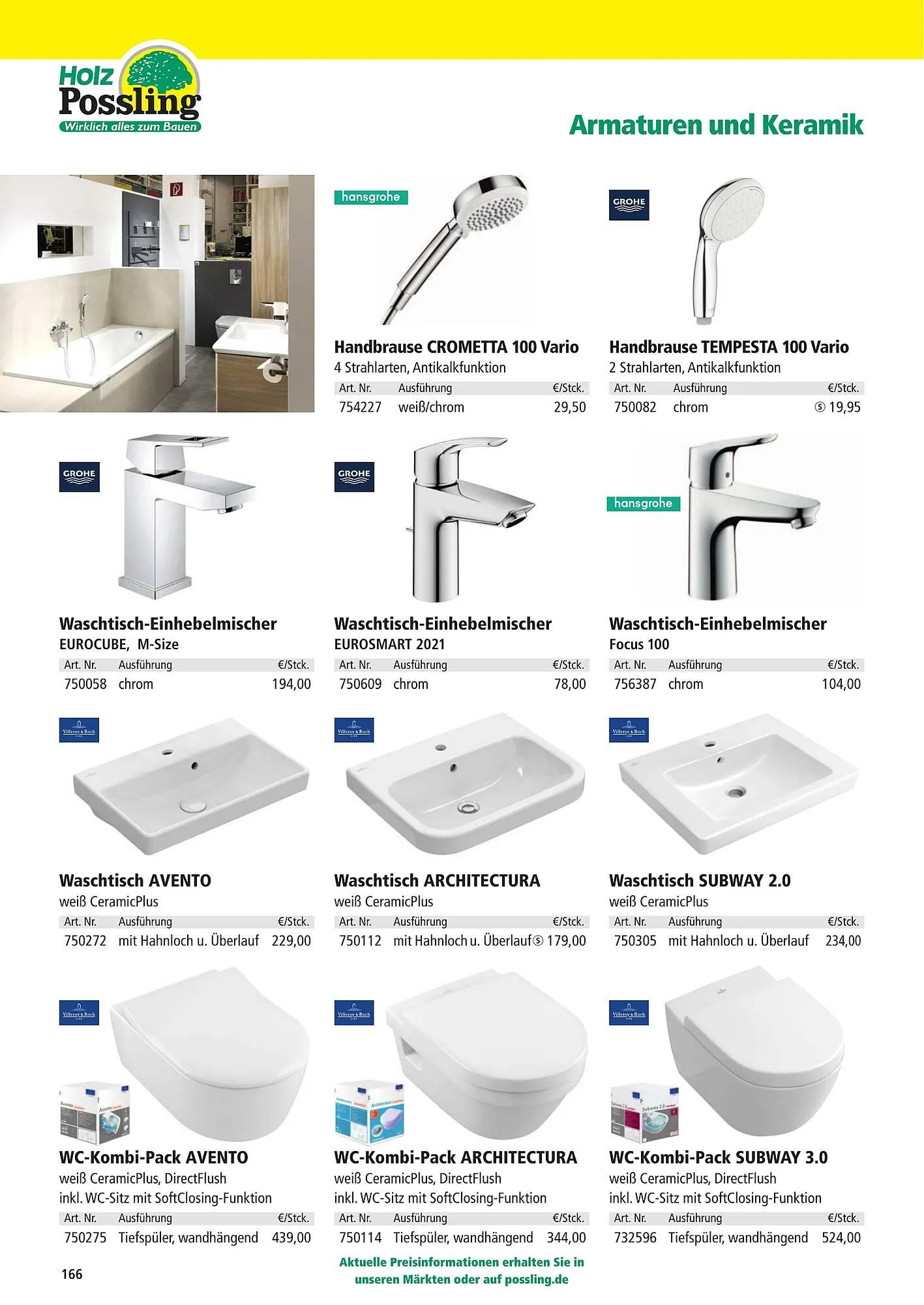 Holz Possling Prospekt von 2. Mai bis 31. Juli 2025 - Prospekt seite 166