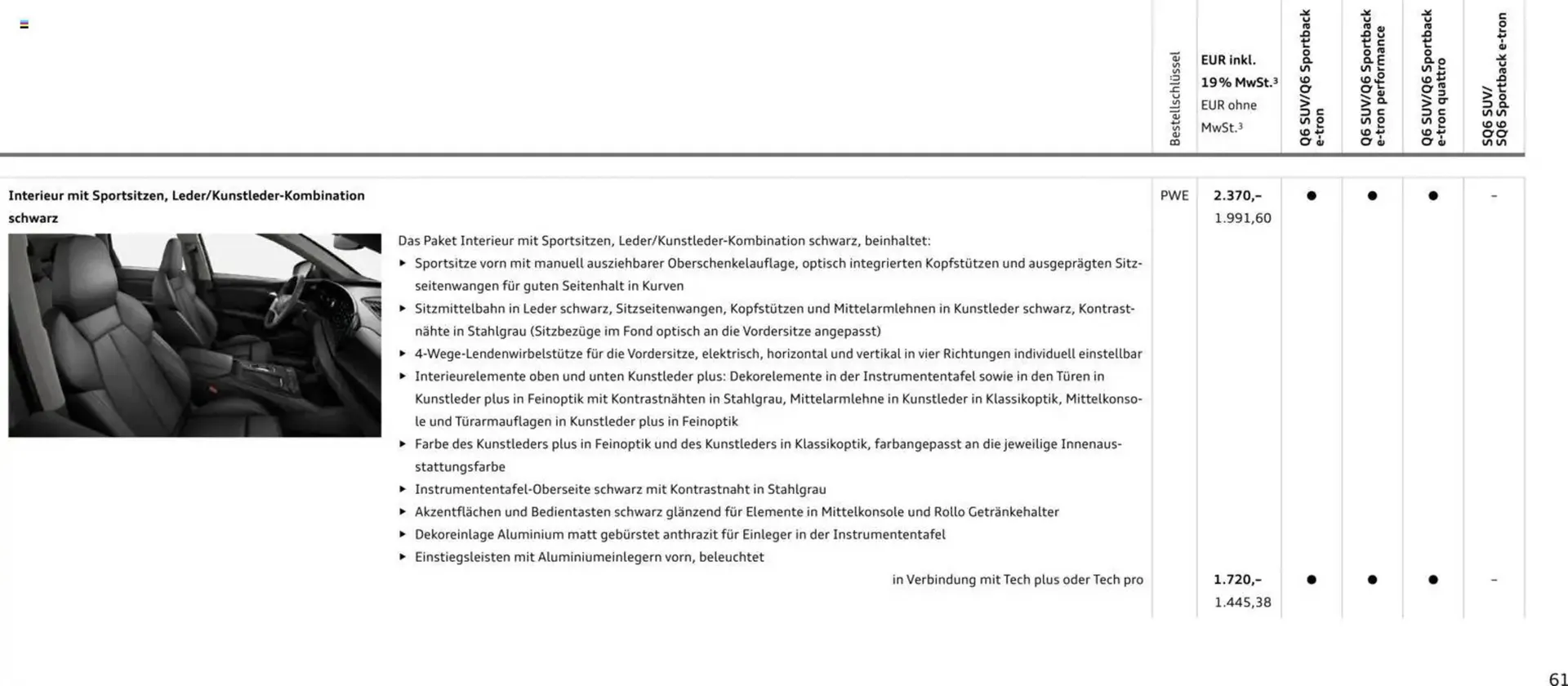 Audi Prospekt von 28. Oktober bis 28. Oktober 2026 - Prospekt seite 61