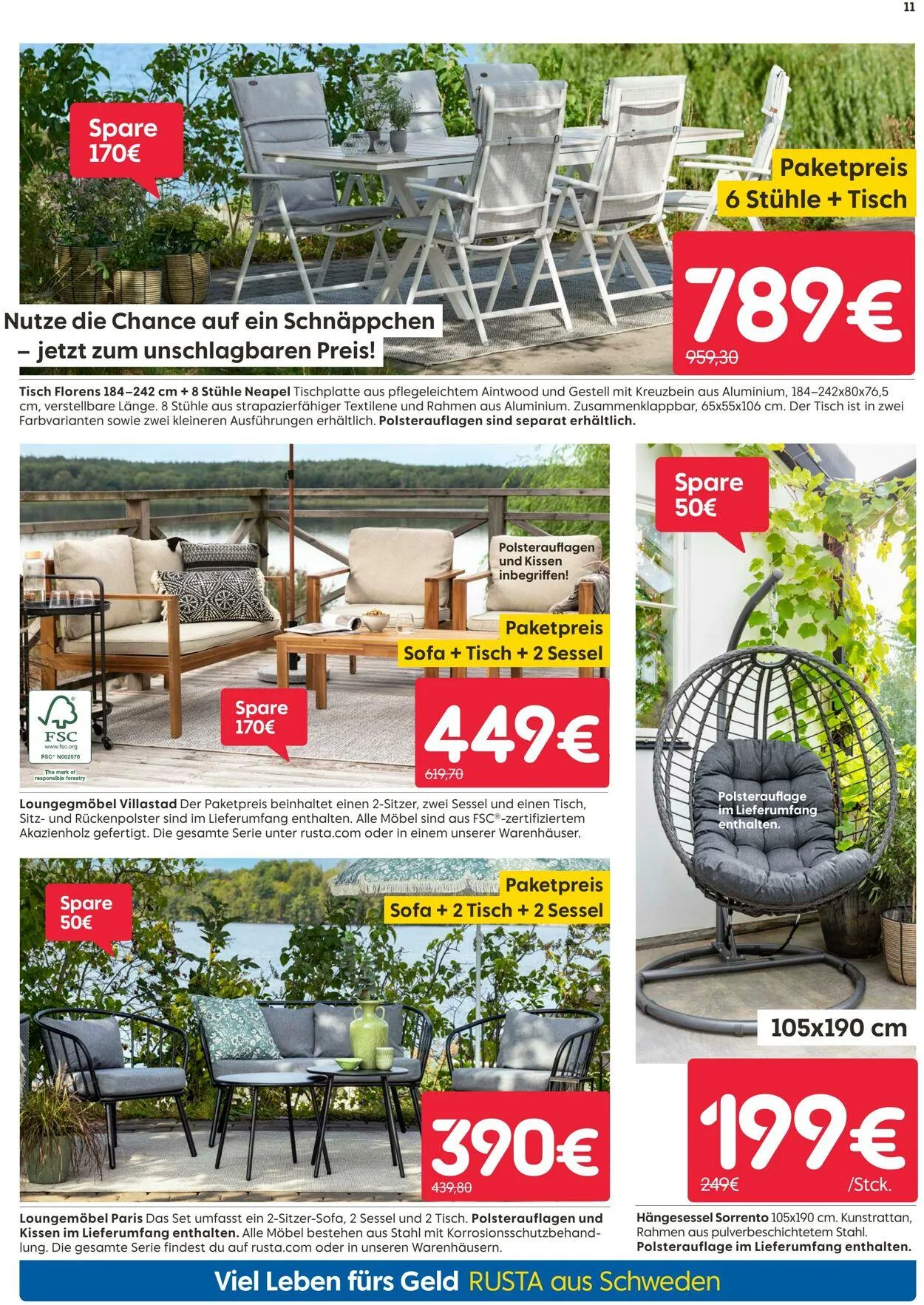 Rusta von 12. Mai bis 26. Mai 2025 - Prospekt seite 11