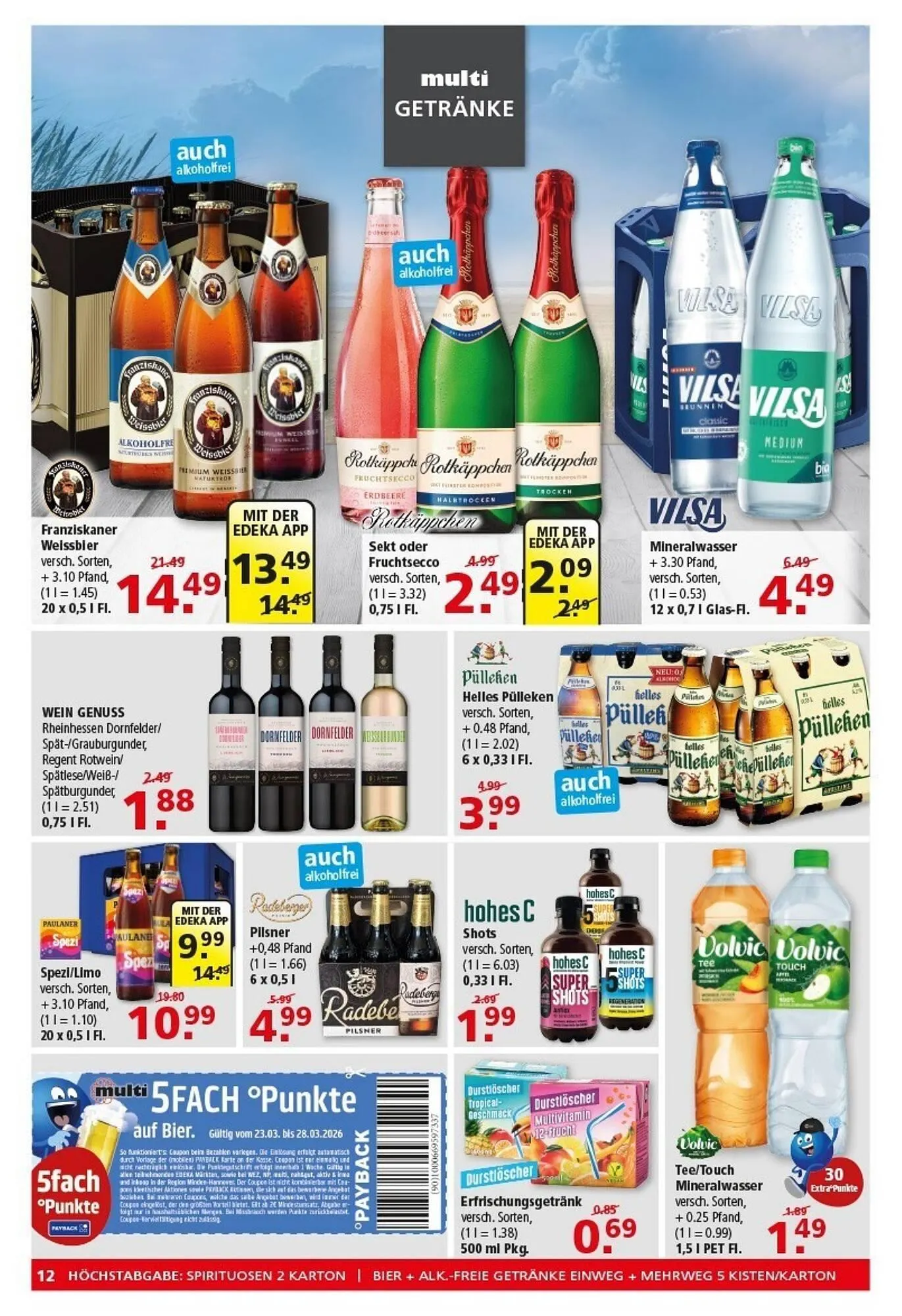 Multi Markt Prospekt von 23. März bis 28. März 2026 - Prospekt seite 12