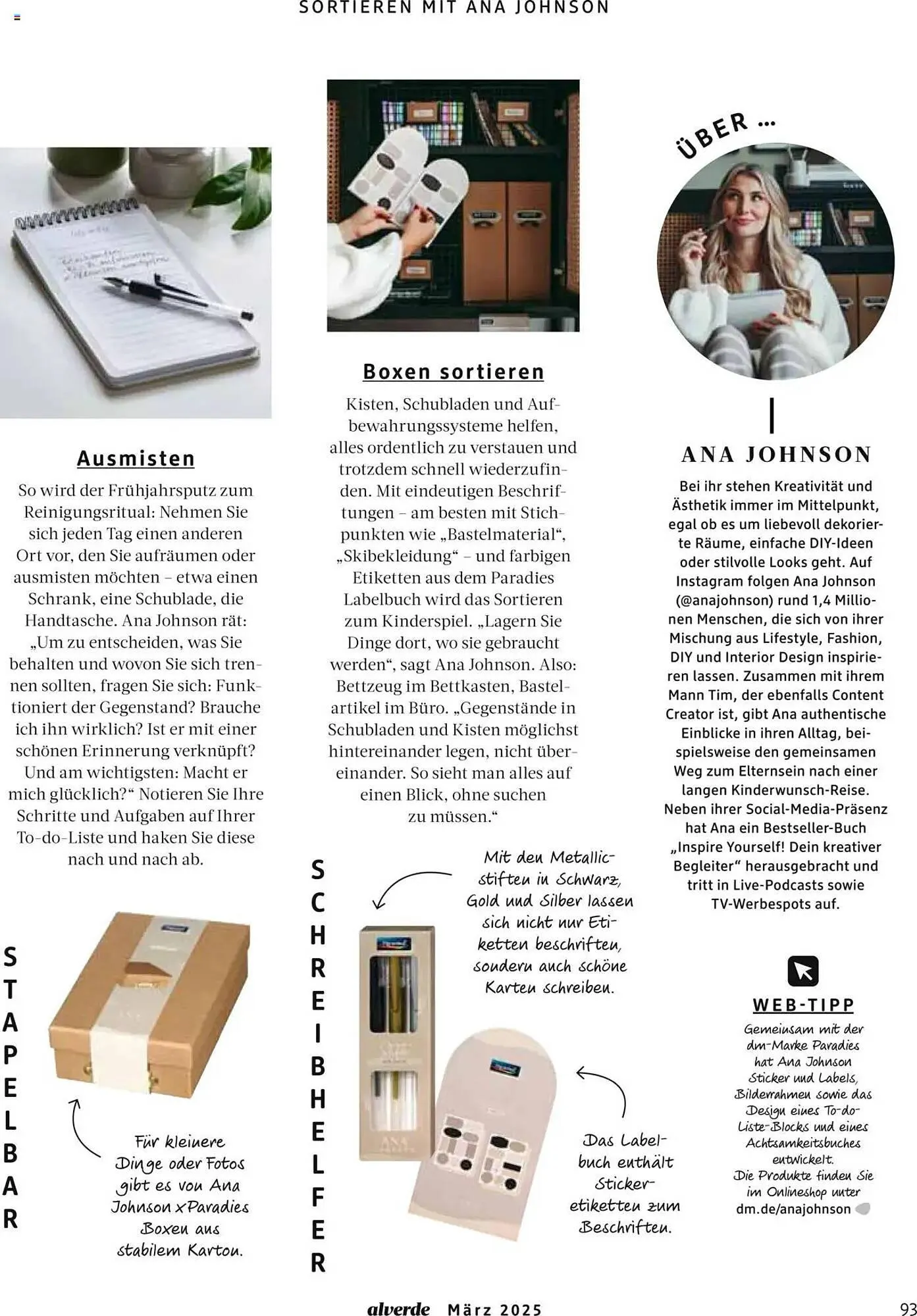 dm drogerie Prospekt von 1. März bis 31. März 2025 - Prospekt seite 93