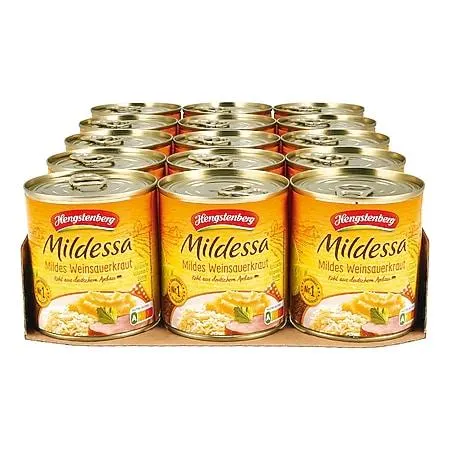 Hengstenberg Mildessa Sauerkraut 285 g Abtropfgewicht, 15er Pack