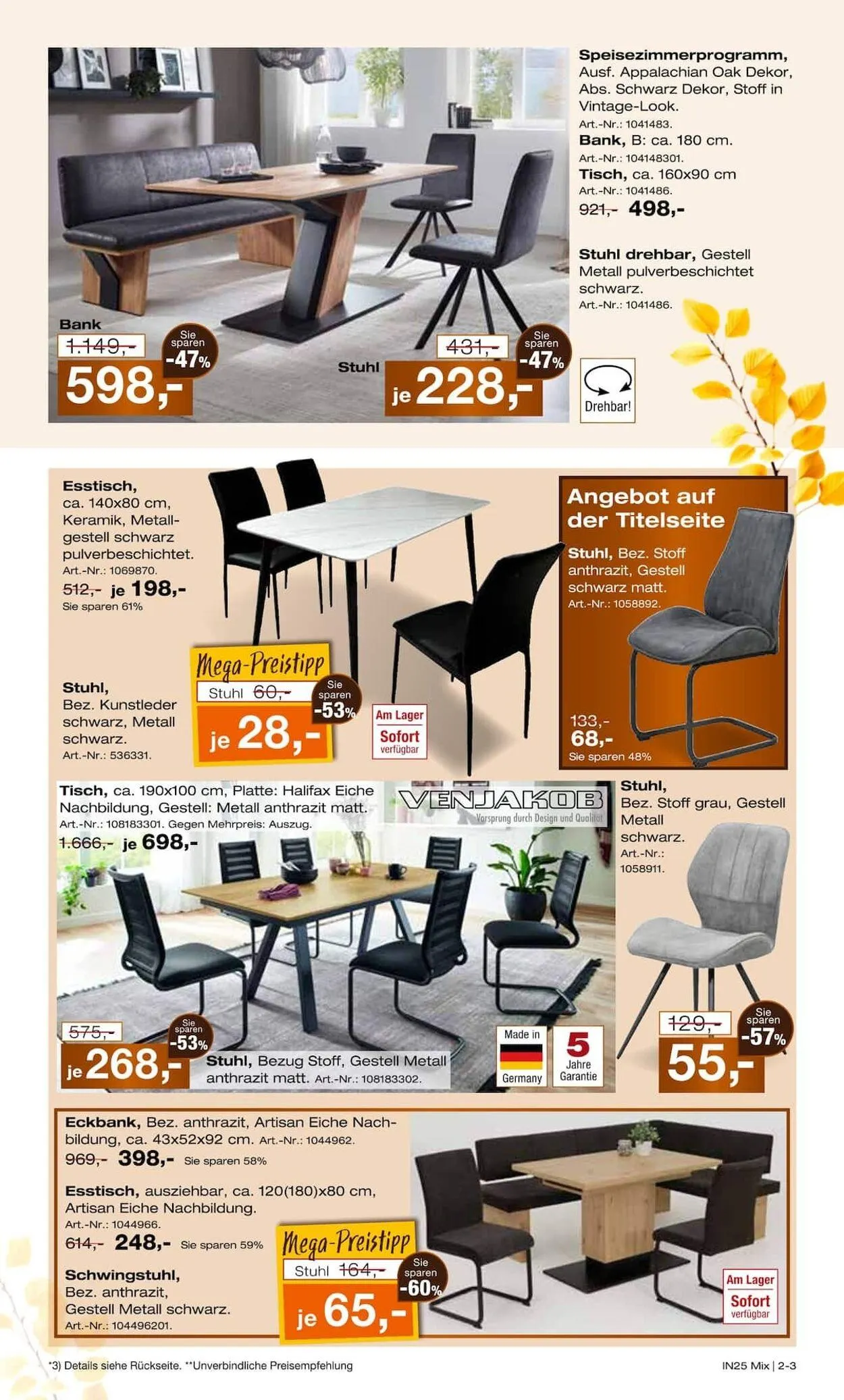 Möbel Inhofer Aktueller Prospekt von 1. Dezember bis 15. Dezember 2025 - Prospekt seite 3