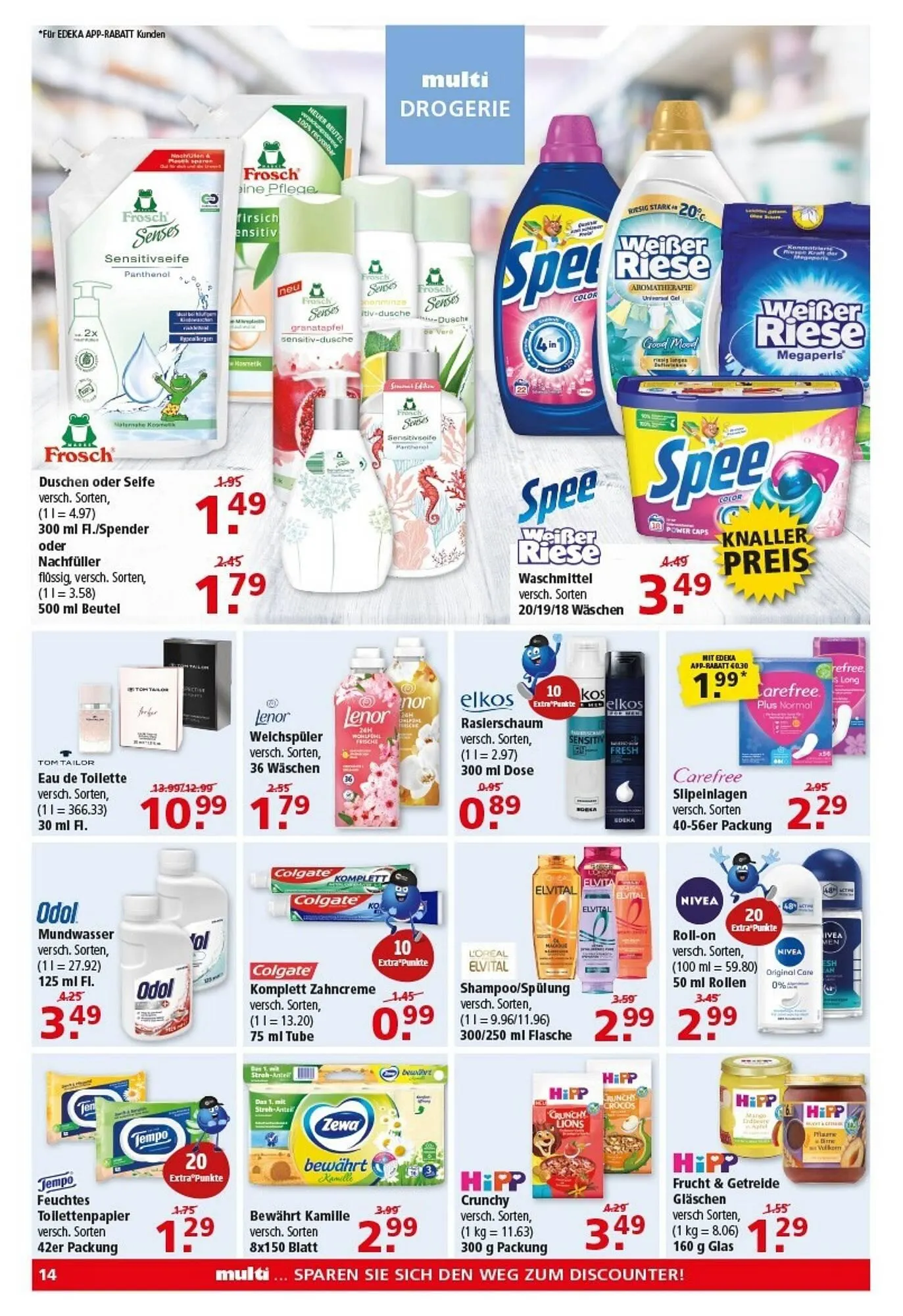 Multi Markt Prospekt von 30. Juni bis 5. Juli 2025 - Prospekt seite 14