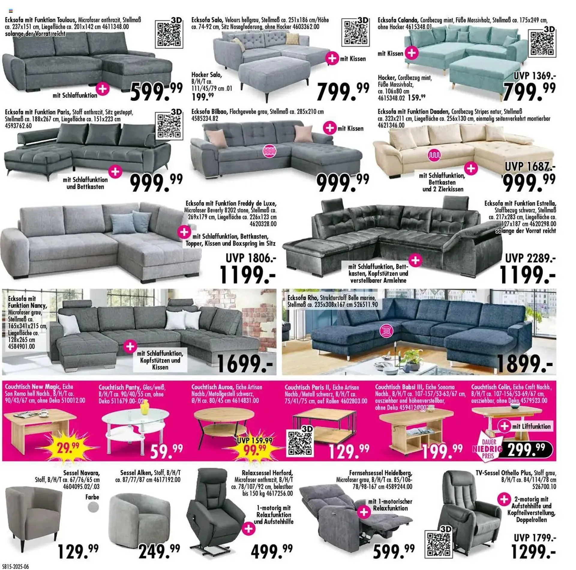 Möbel Boss Prospekt von 7. April bis 13. April 2025 - Prospekt seite 6
