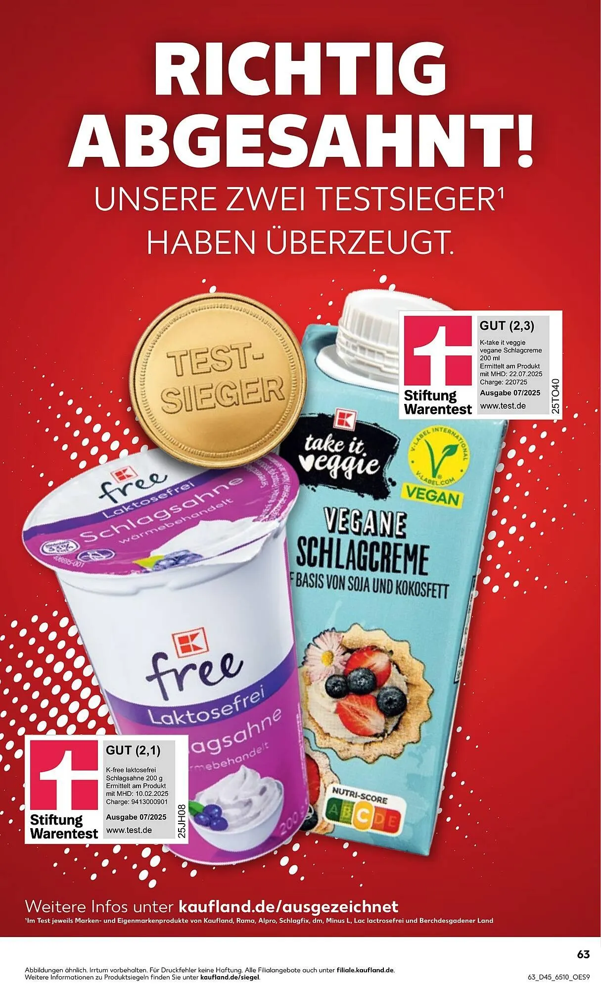 Kaufland Prospekt von 6. November bis 12. November 2025 - Prospekt seite 63