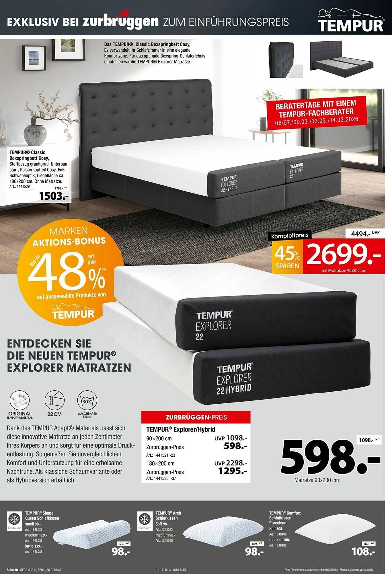 Zurbrüggen Prospekt von 7. März bis 31. März 2026 - Prospekt seite 10