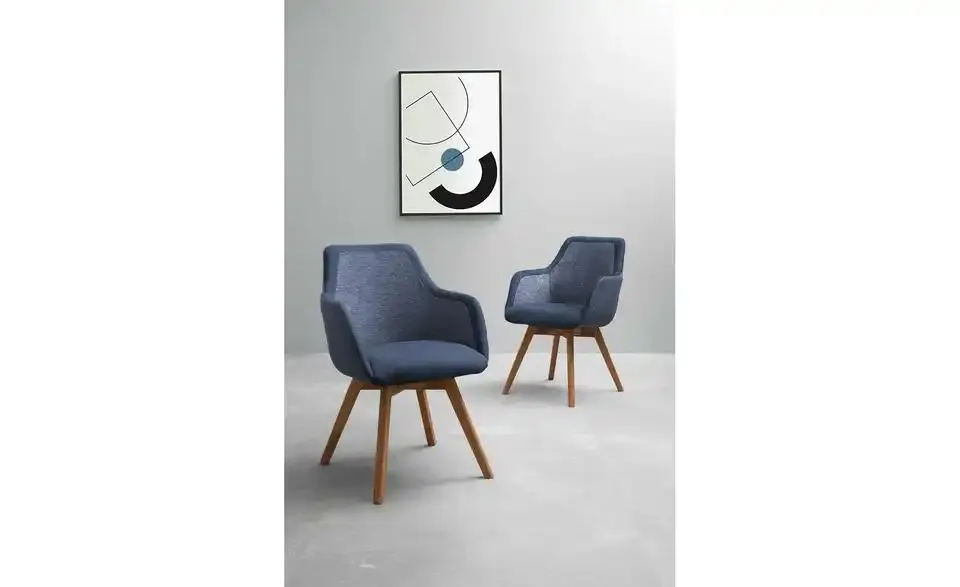 Dine + Mine Armlehnstuhl mit Massivholzgestell Corby