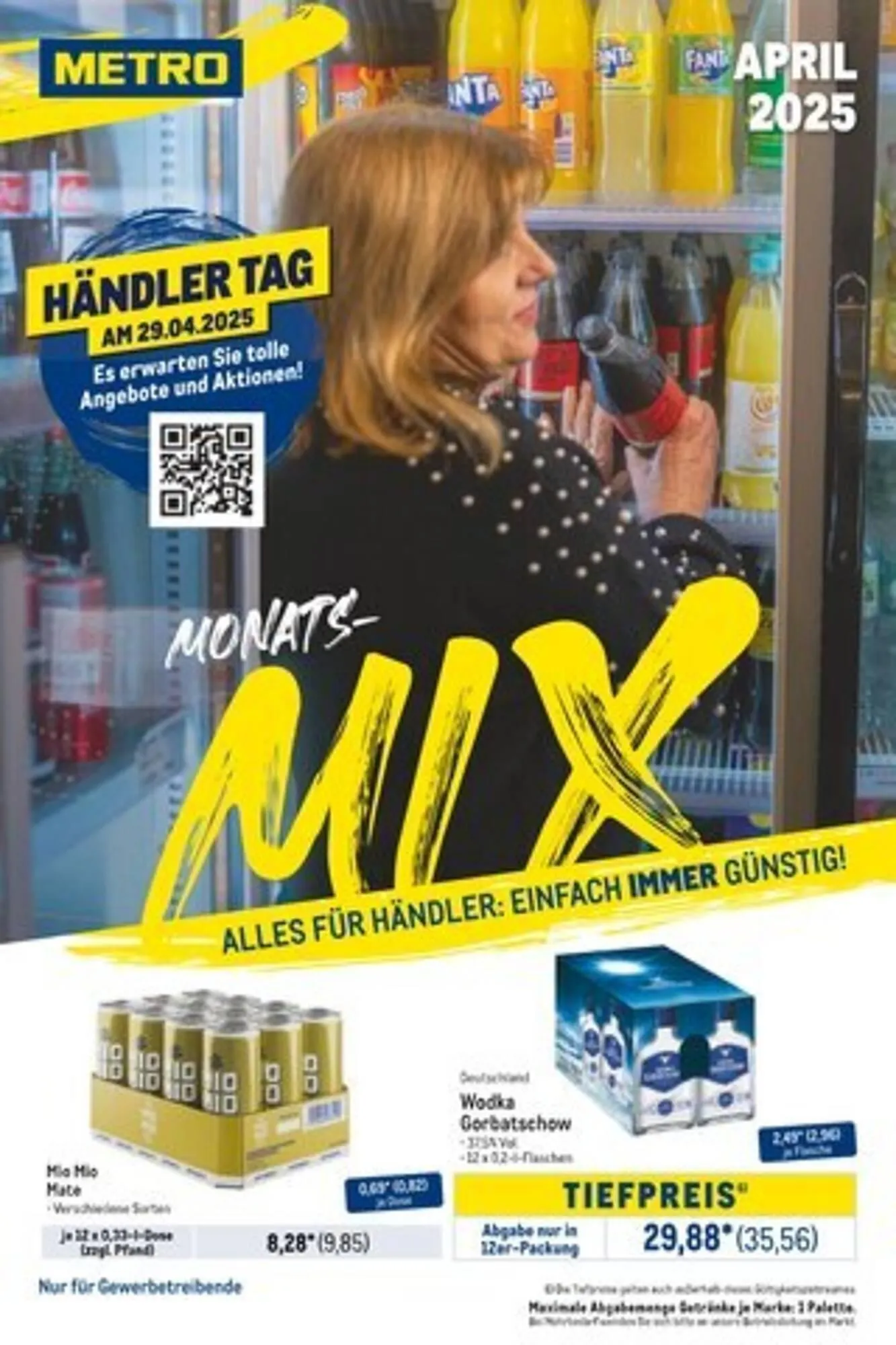 METRO Prospekt von 1. April bis 30. April 2025 - Prospekt seite 1