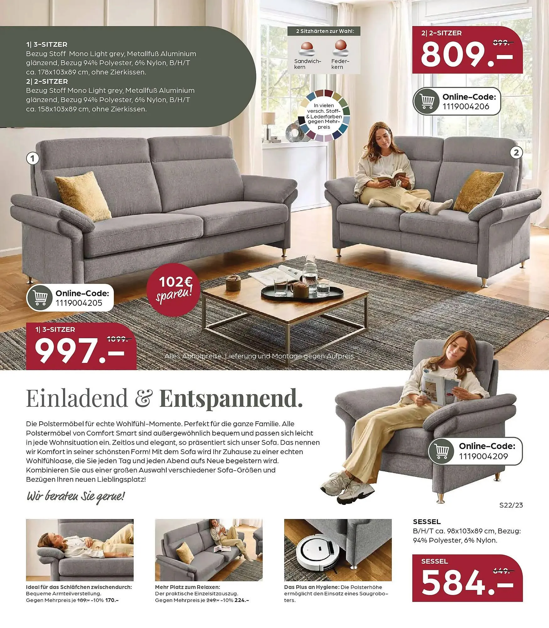 Möbel Buss Prospekt von 8. April bis 13. April 2026 - Prospekt seite 23