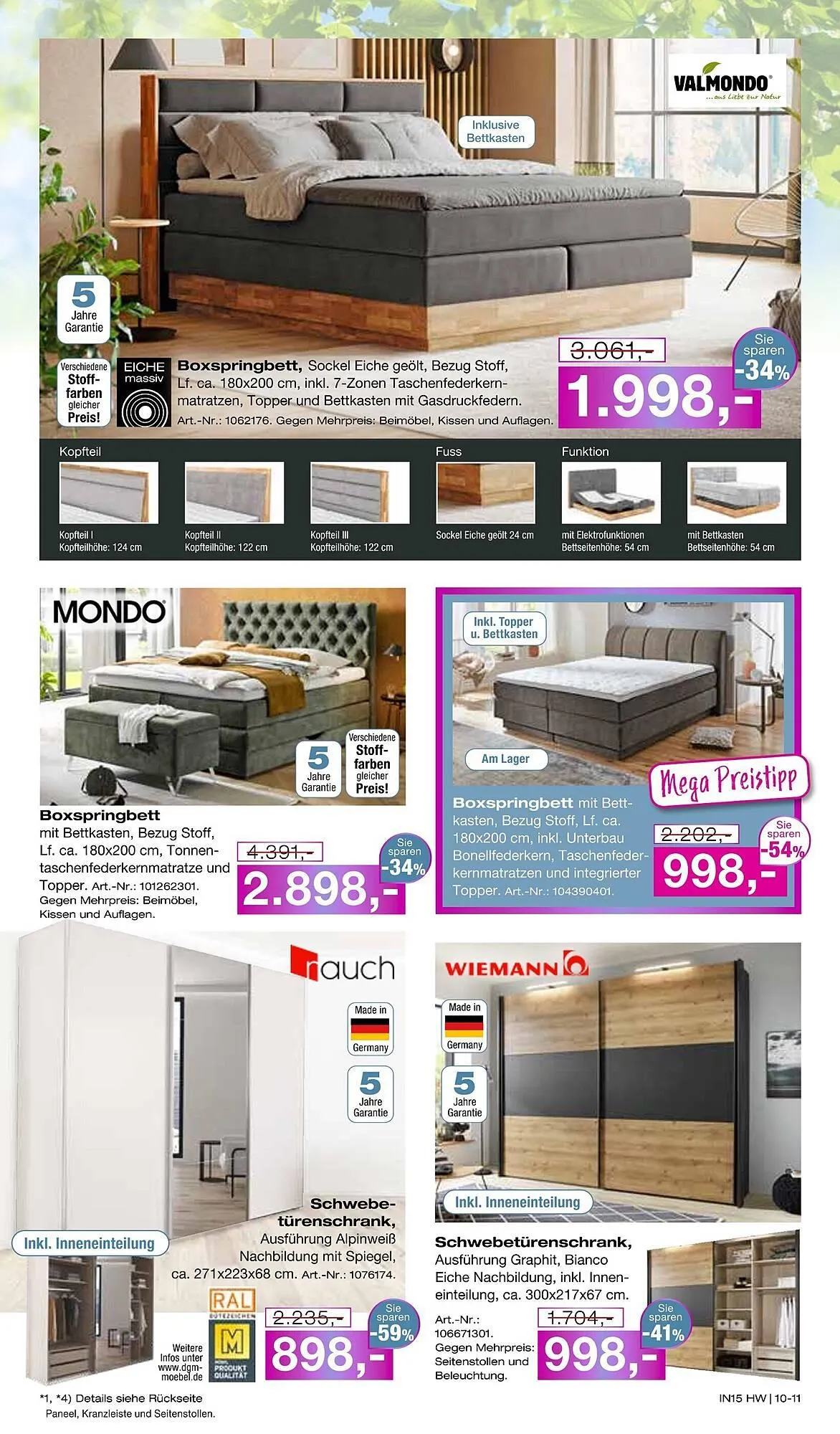 Möbel Inhofer Prospekt von 7. Mai bis 31. Mai 2025 - Prospekt seite 11