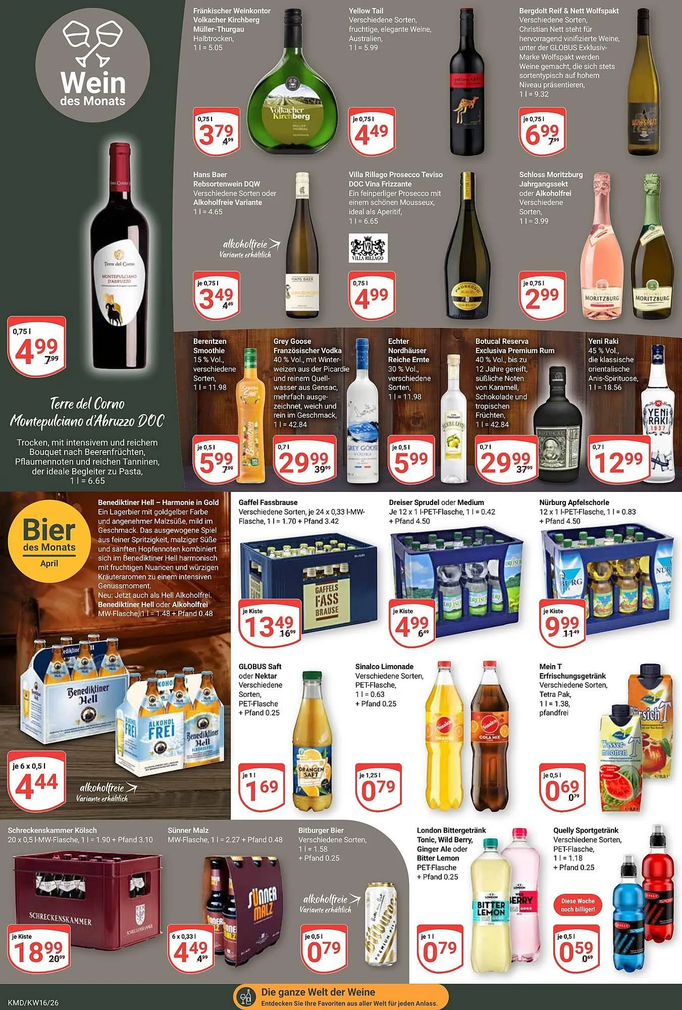 Globus Prospekt von 13. April bis 18. April 2026 - Prospekt seite 16