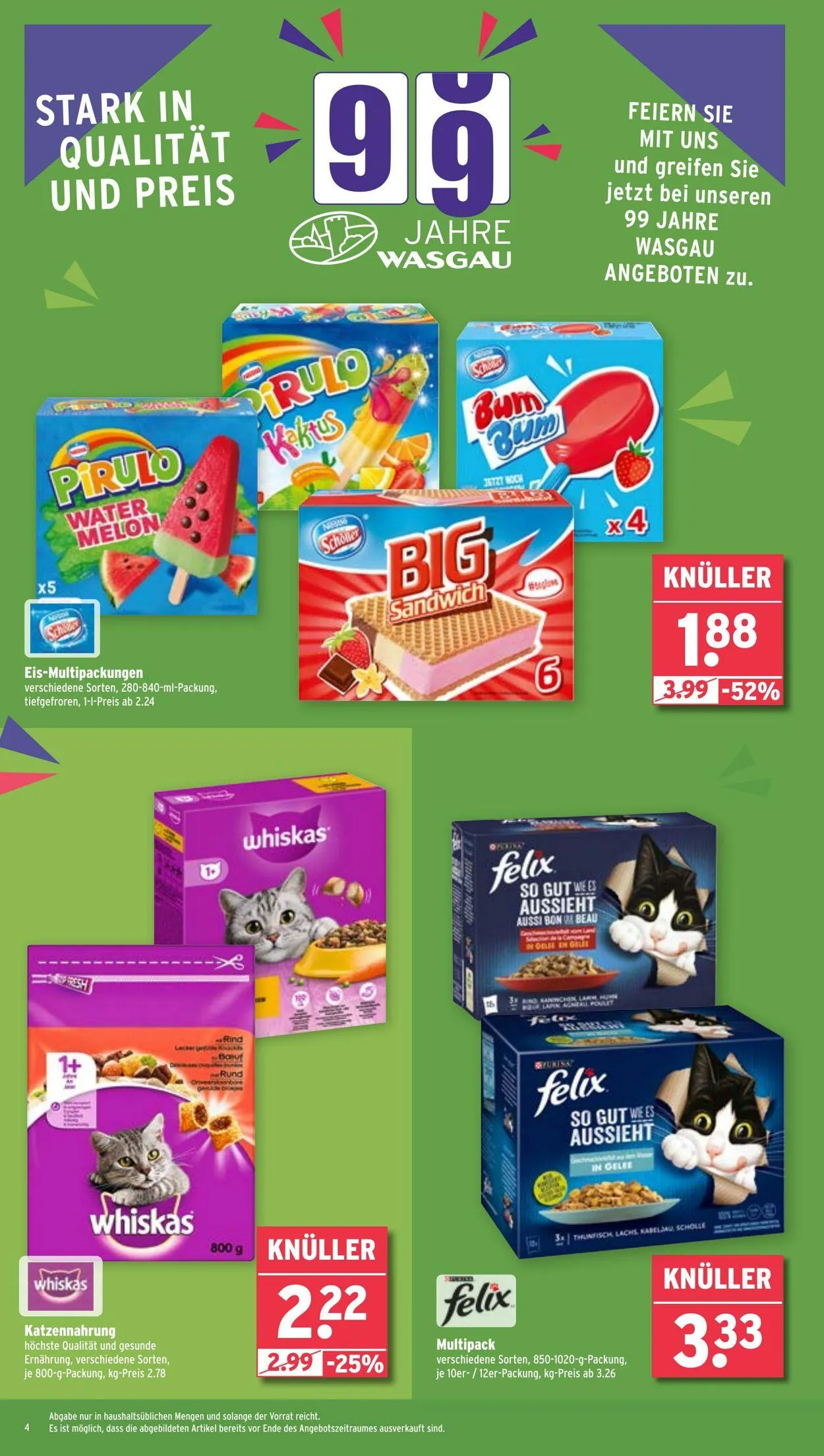 WASGAU Aktueller Prospekt von 7. September bis 21. September 2025 - Prospekt seite 4