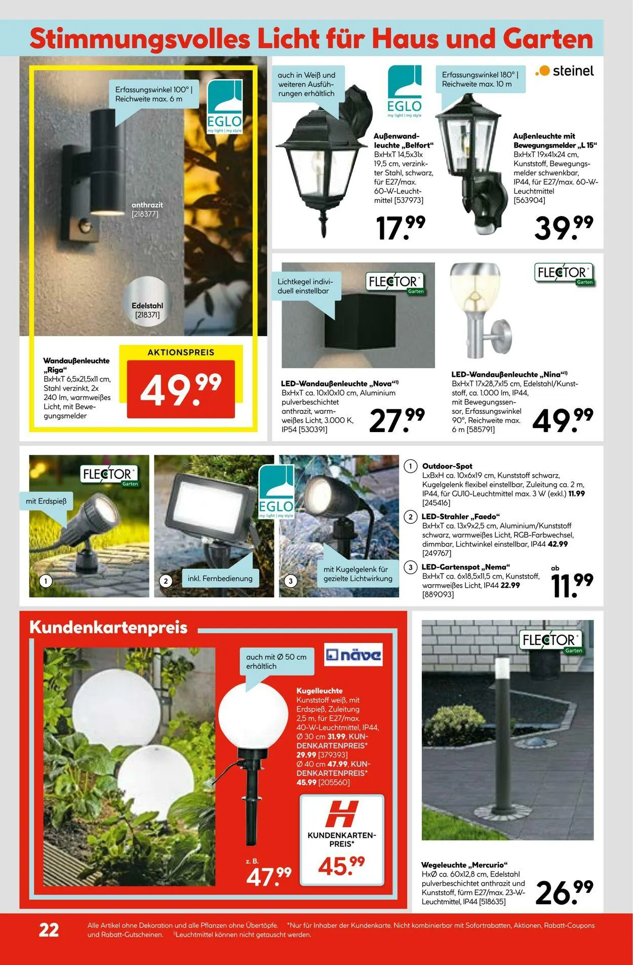 Hellweg Aktueller Prospekt von 27. Oktober bis 10. November 2025 - Prospekt seite 22