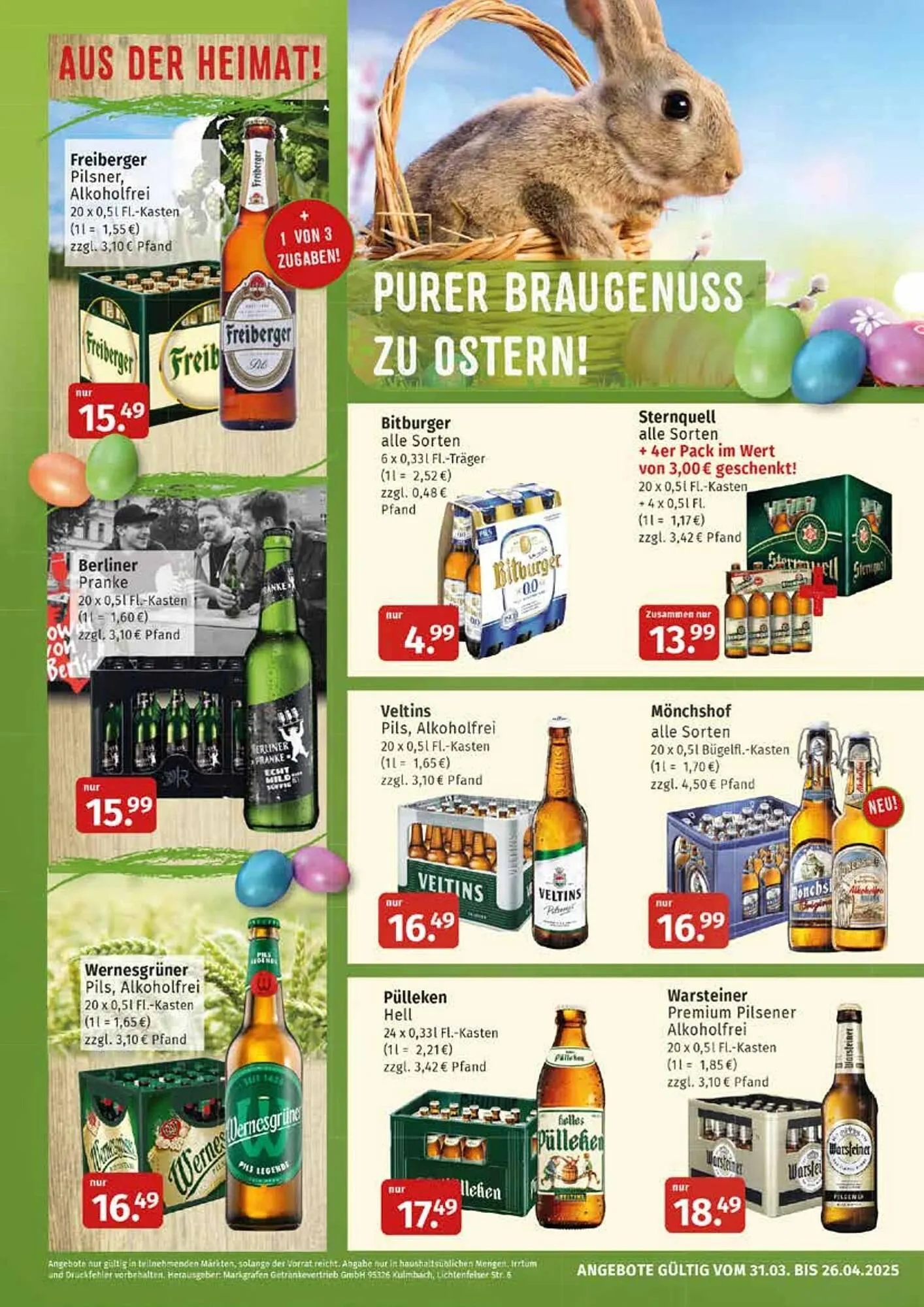 Markgrafen Prospekt von 31. März bis 27. April 2025 - Prospekt seite 4