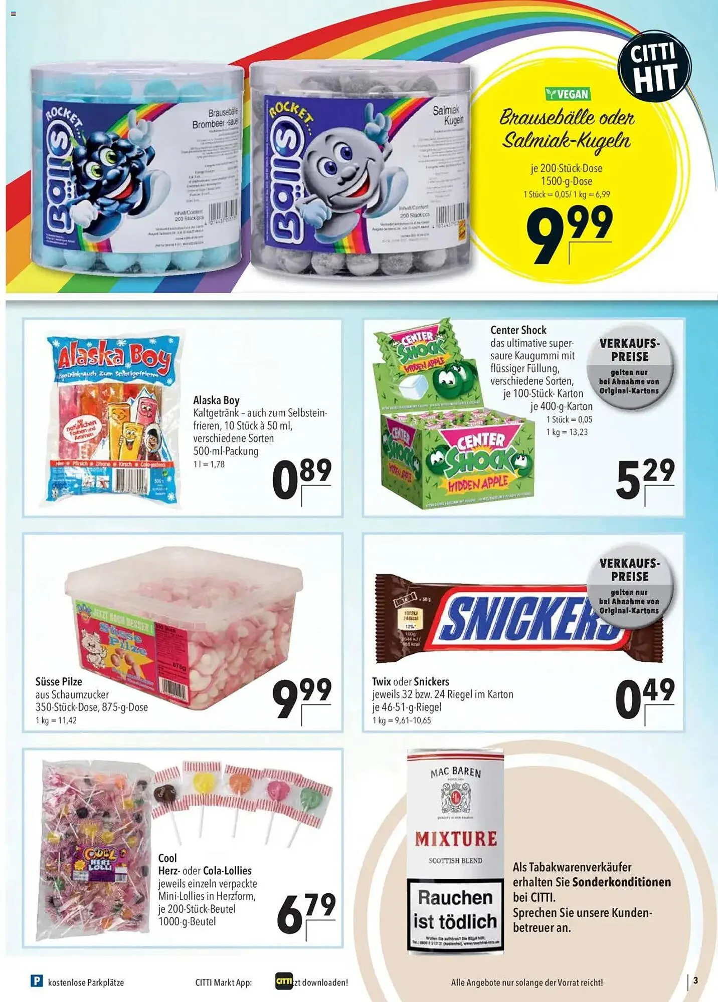 CITTI Markt Prospekt von 13. August bis 26. August 2025 - Prospekt seite 3