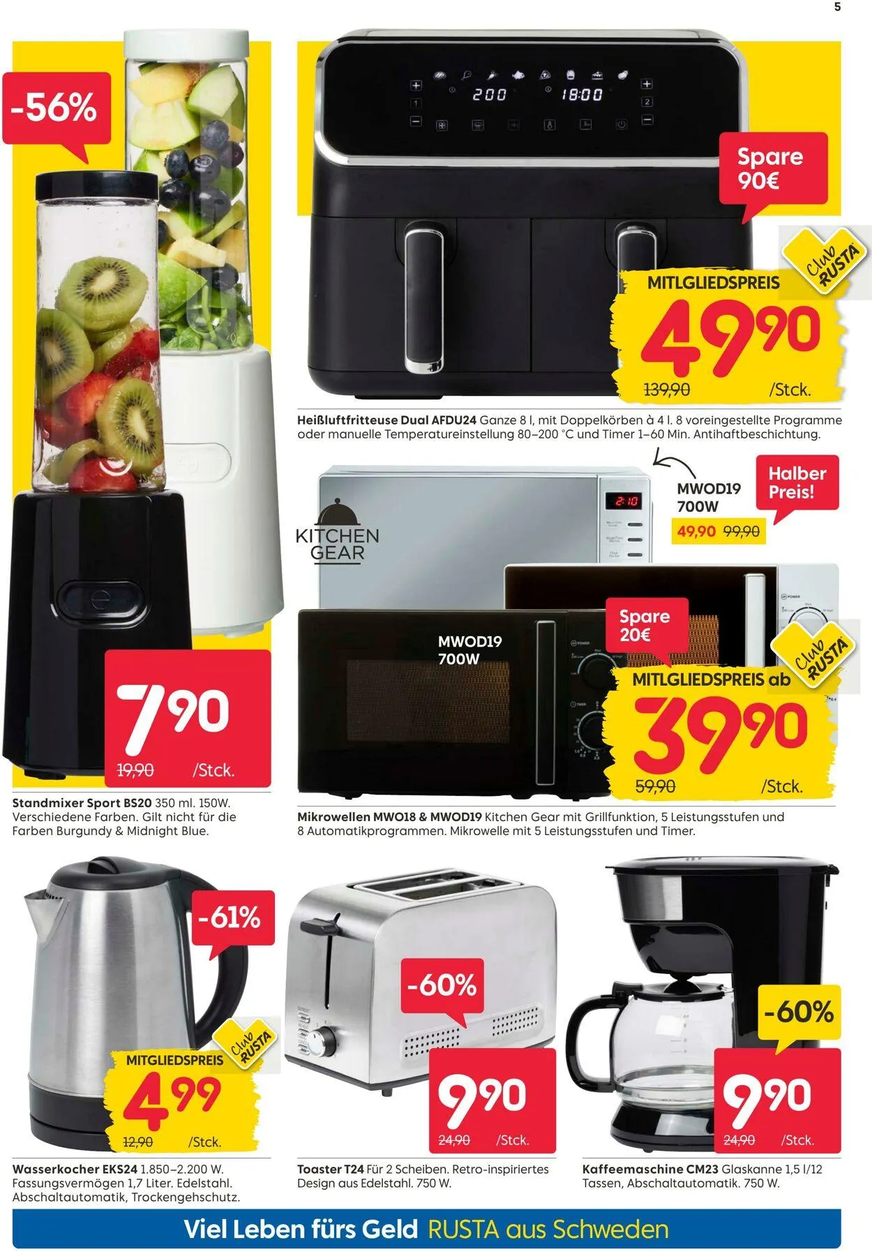 Rusta Aktueller Prospekt von 24. April bis 8. Mai 2025 - Prospekt seite 5