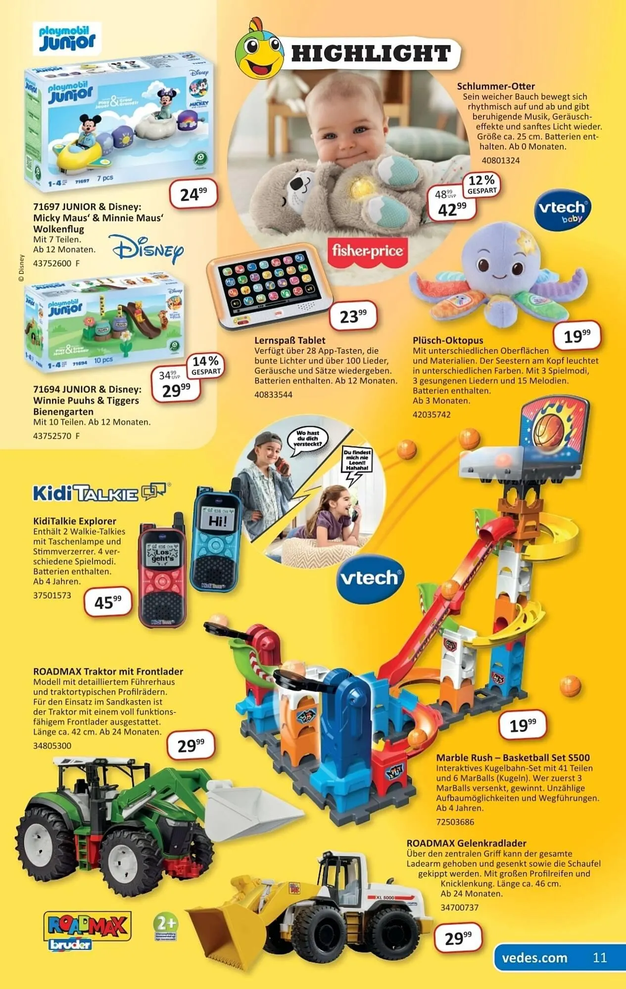 Vedes Prospekt von 31. März bis 1. Mai 2025 - Prospekt seite 11