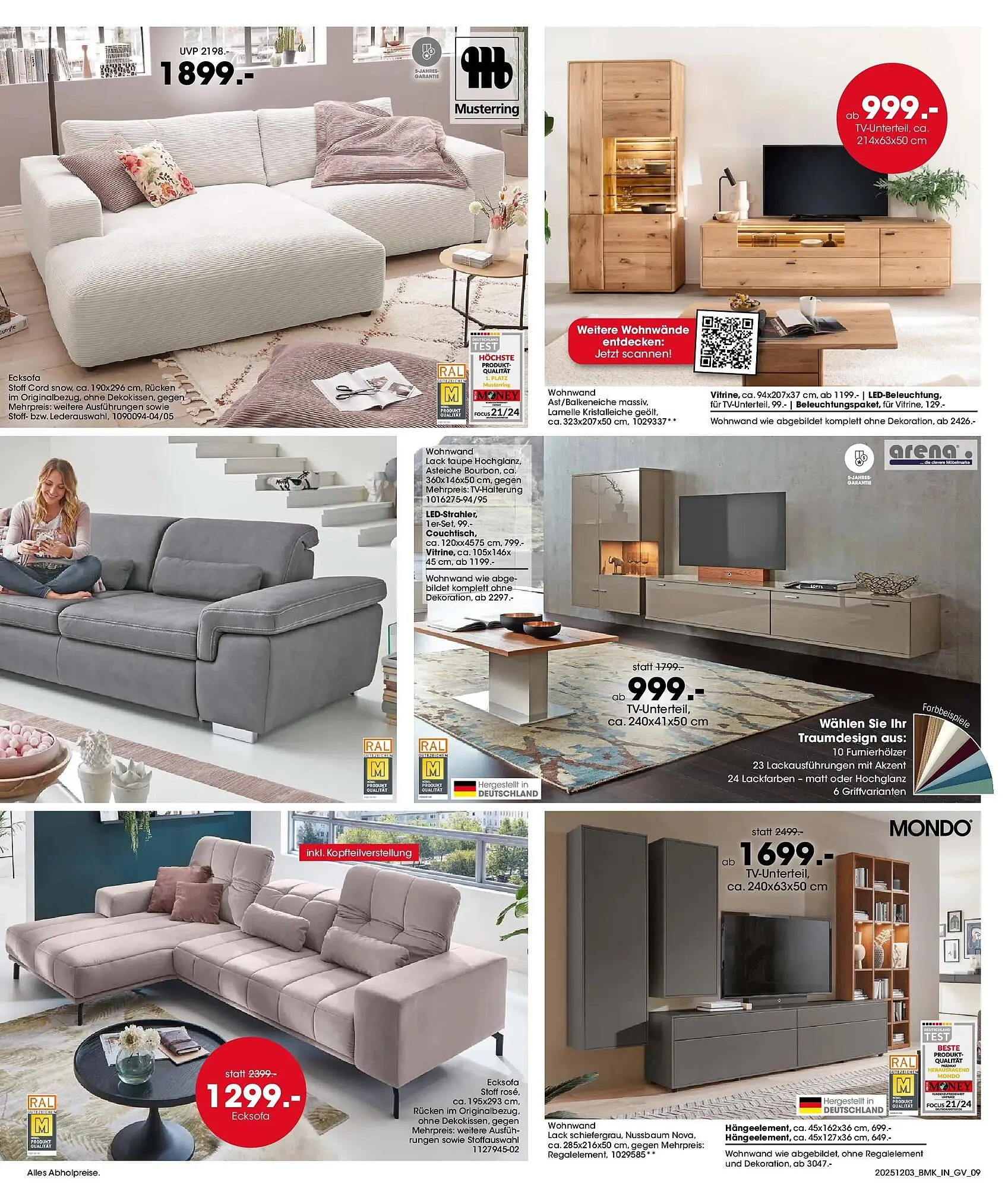 Möbel Martin Prospekt von 2. Dezember bis 23. Dezember 2025 - Prospekt seite 9