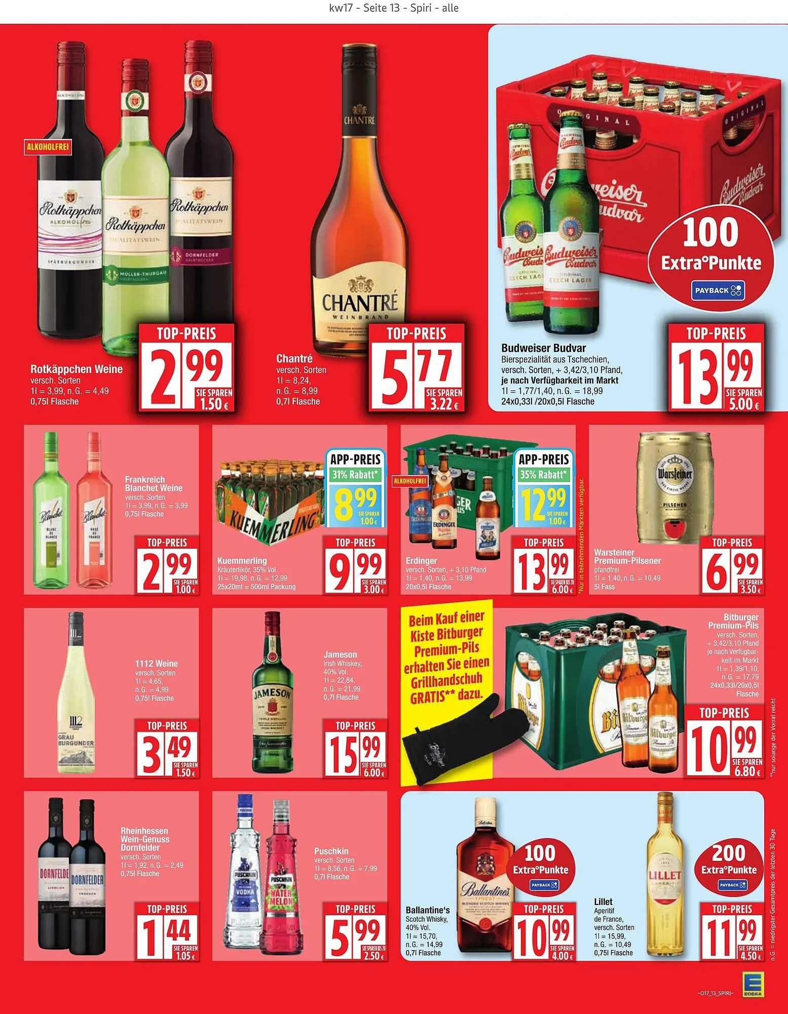 Edeka Prospekt von 20. April bis 26. April 2025 - Prospekt seite 13