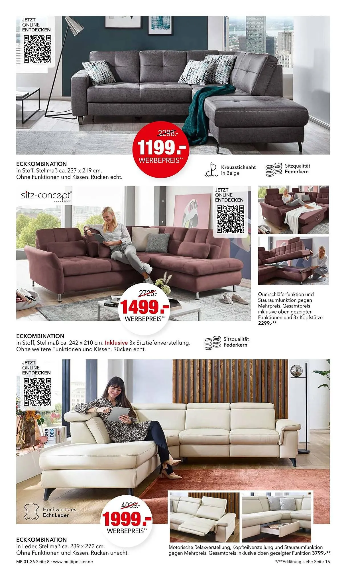 Multipolster Prospekt von 12. Januar bis 31. Januar 2026 - Prospekt seite 8