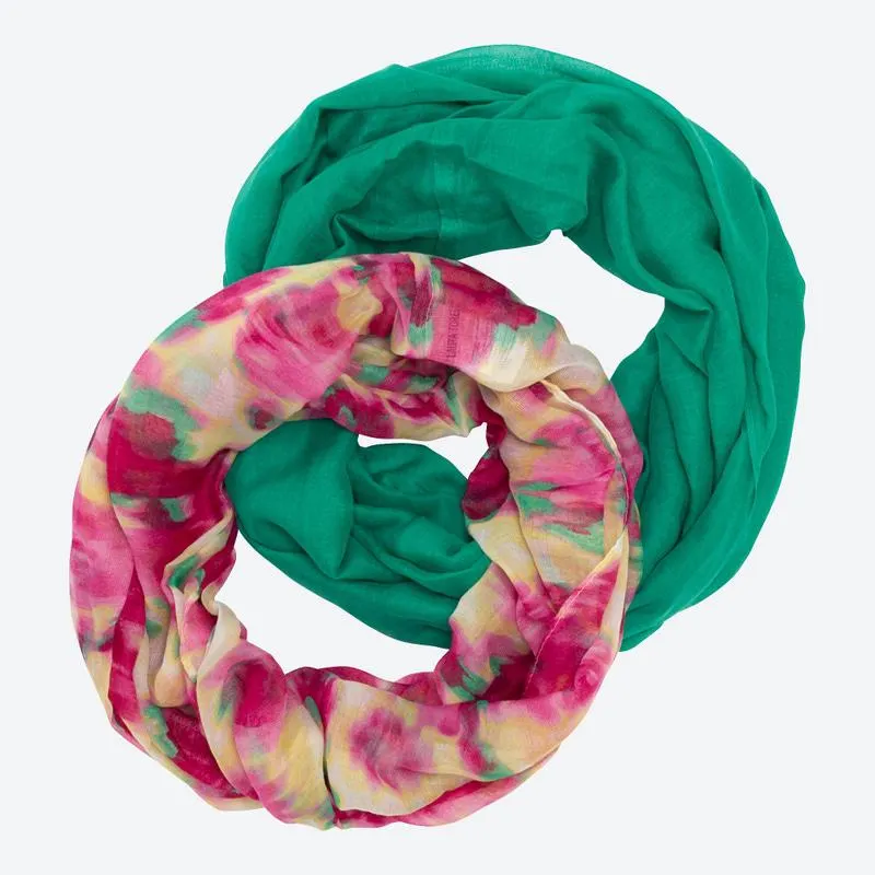 Damen-Loop-Schal, 2er-Pack