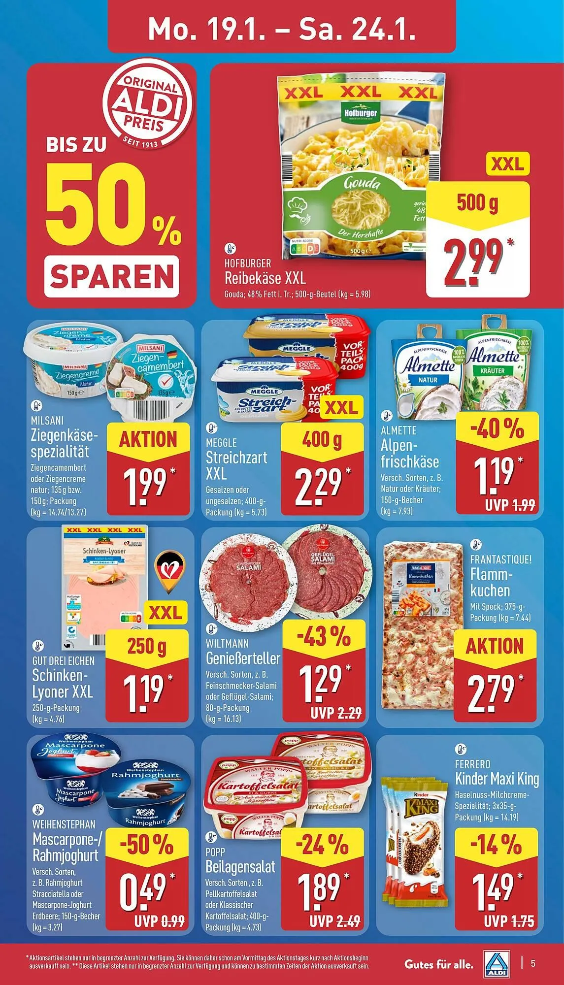 Aldi Nord Prospekt von 19. Januar bis 24. Januar 2026 - Prospekt seite 5