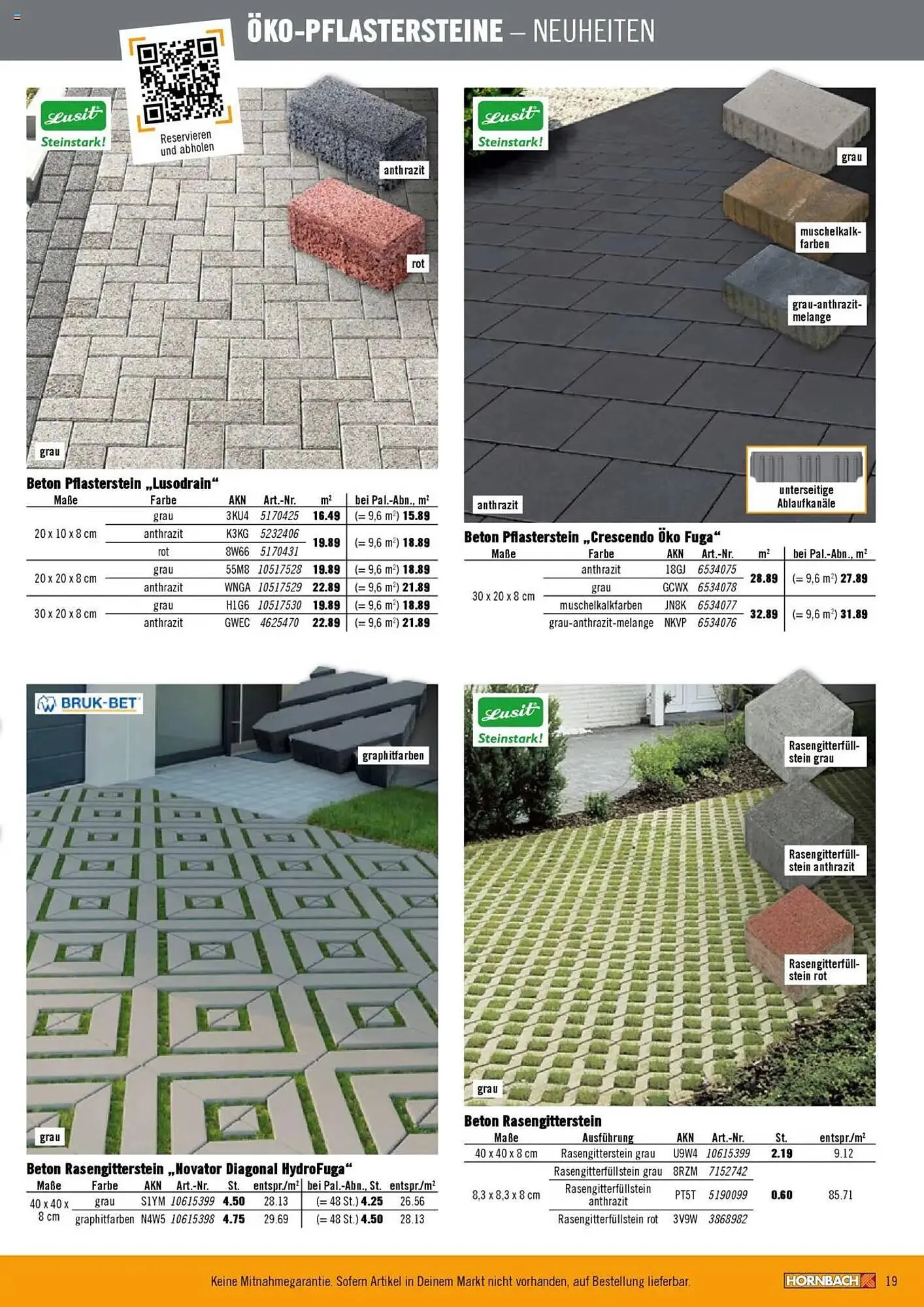 Hornbach Prospekt von 28. Februar bis 29. März 2025 - Prospekt seite 19