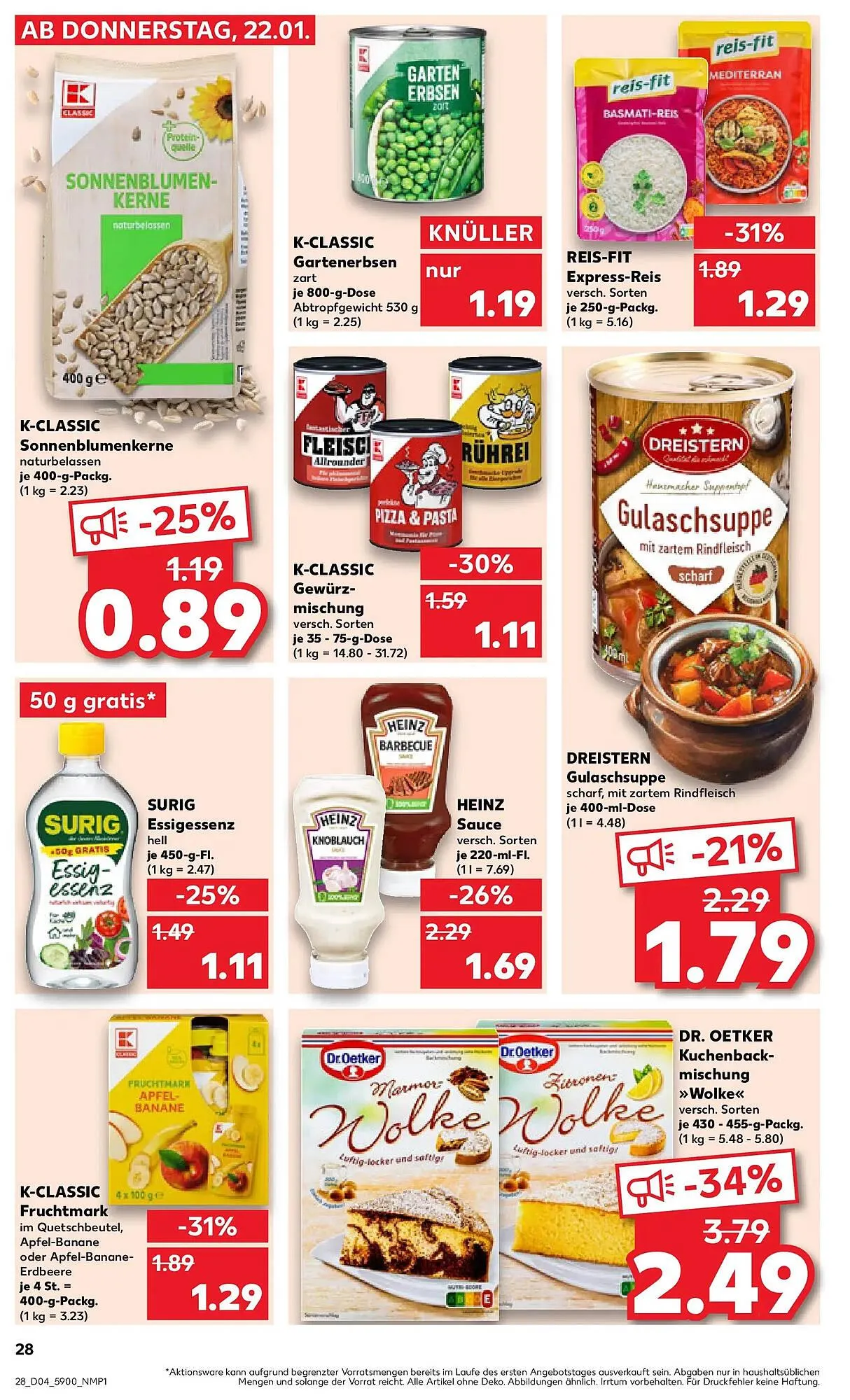 Kaufland Prospekt von 21. Januar bis 28. Januar 2026 - Prospekt seite 28