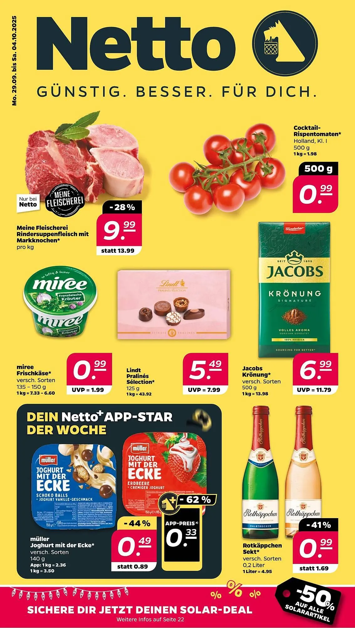 NETTO Prospekt von 29. September bis 4. Oktober 2025 - Prospekt seite 1