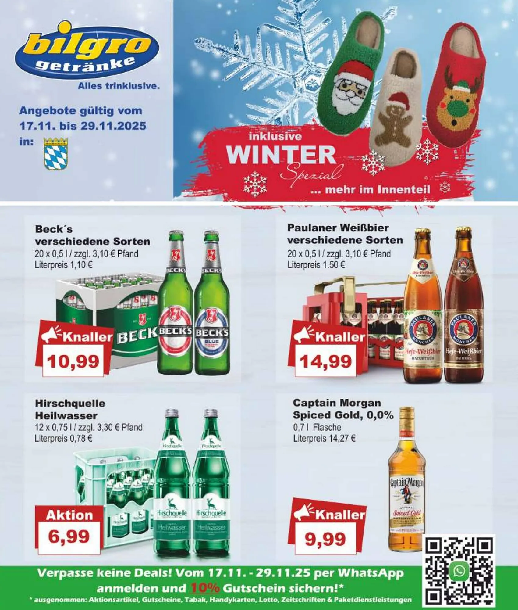 Bilgro Prospekt von 17. November bis 29. November 2025 - Prospekt seite 1