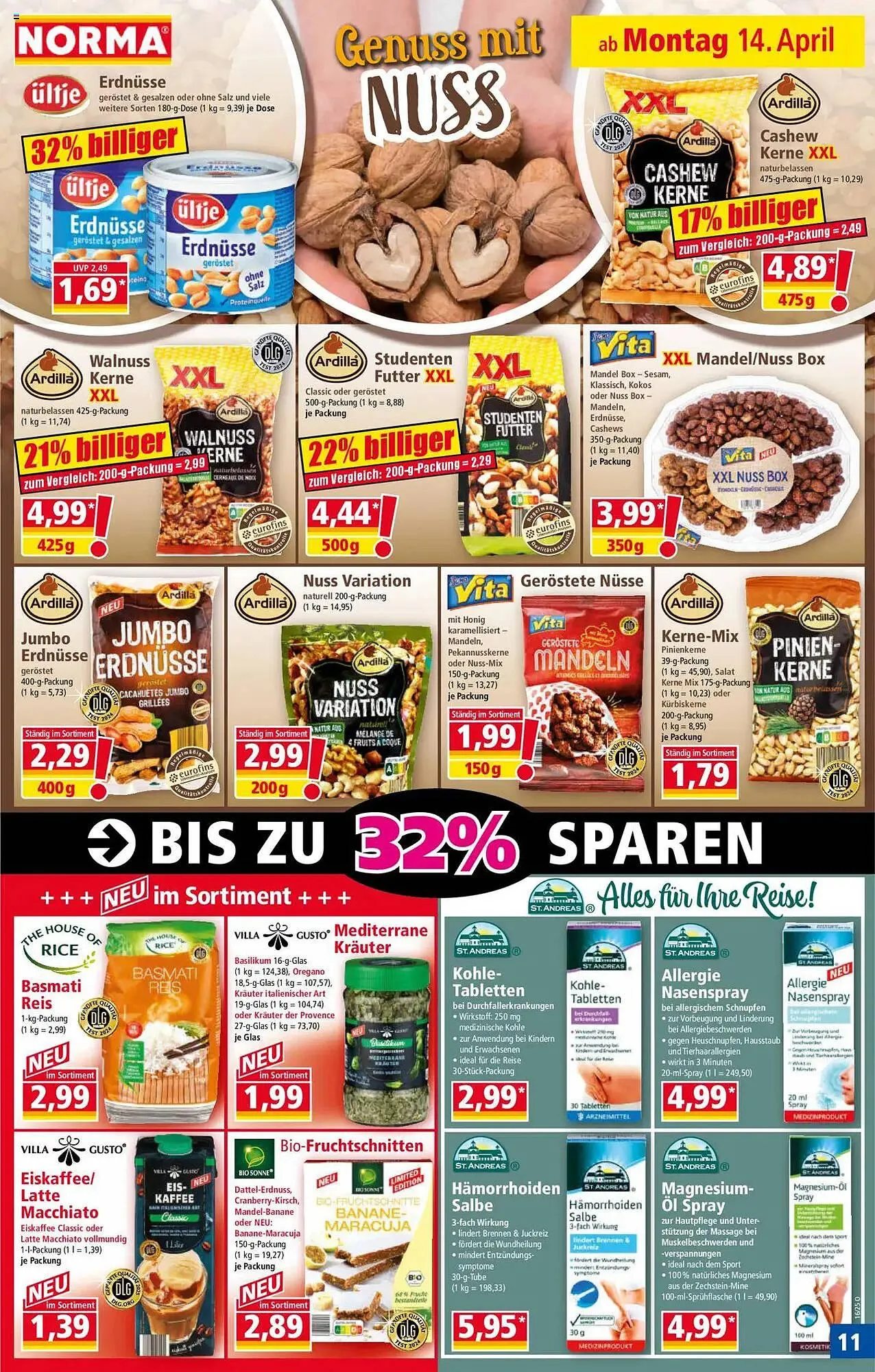 Norma Prospekt von 14. April bis 20. April 2025 - Prospekt seite 11