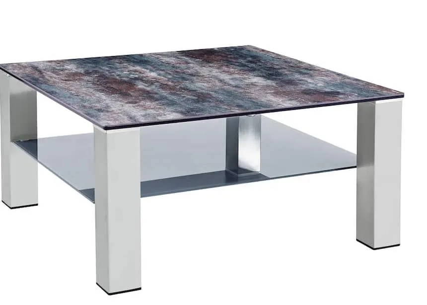 Couchtisch ALTEA Edelstahl /Glas