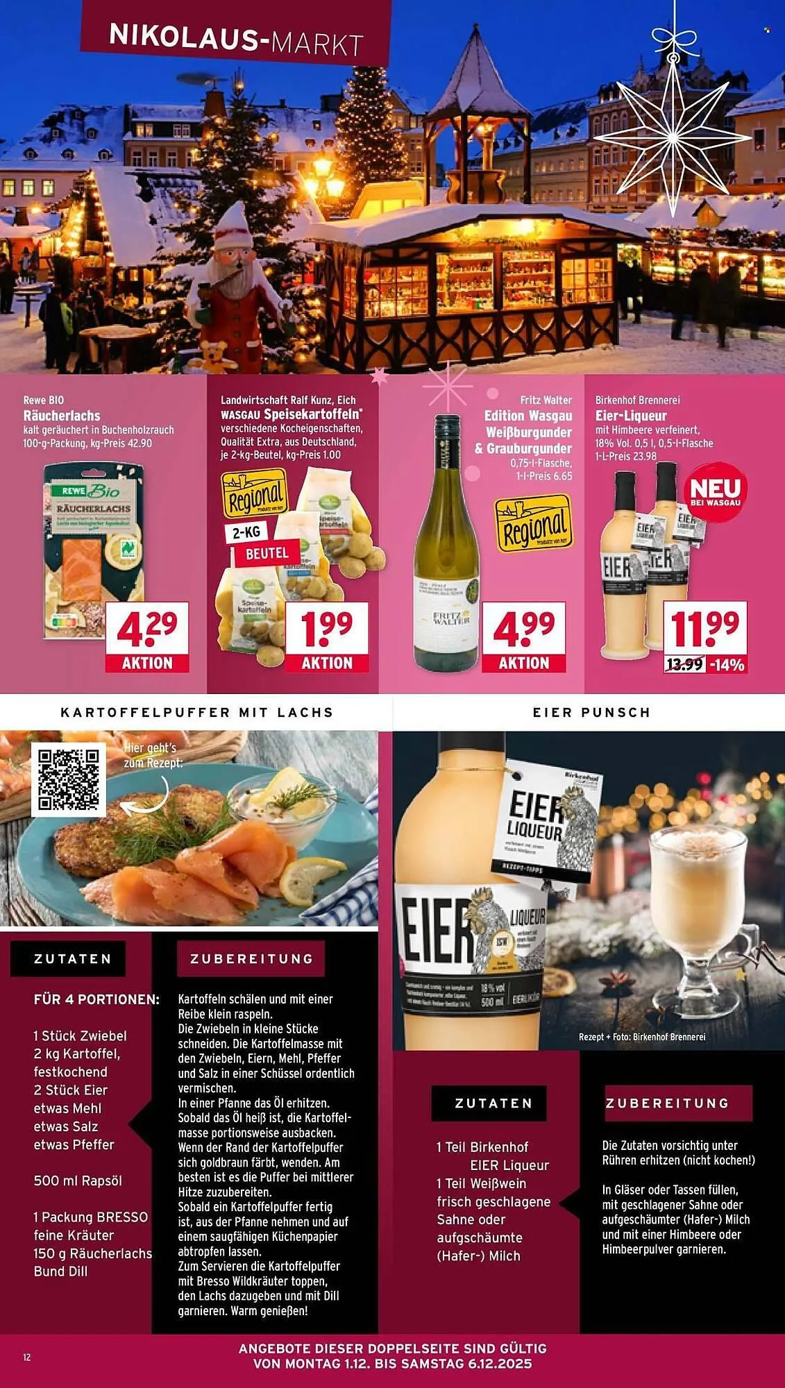 Wasgau Prospekt von 1. Dezember bis 6. Dezember 2025 - Prospekt seite 12