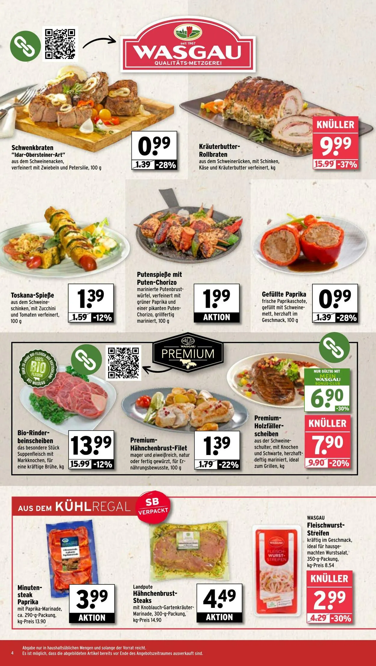 Wasgau von 9. Juni bis 14. Juni 2025 - Prospekt seite 4