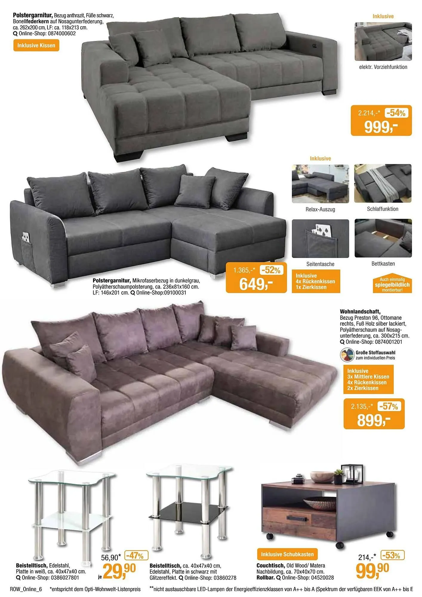 Opti Wohnwelt Prospekt von 11. Mai bis 22. Mai 2025 - Prospekt seite 6