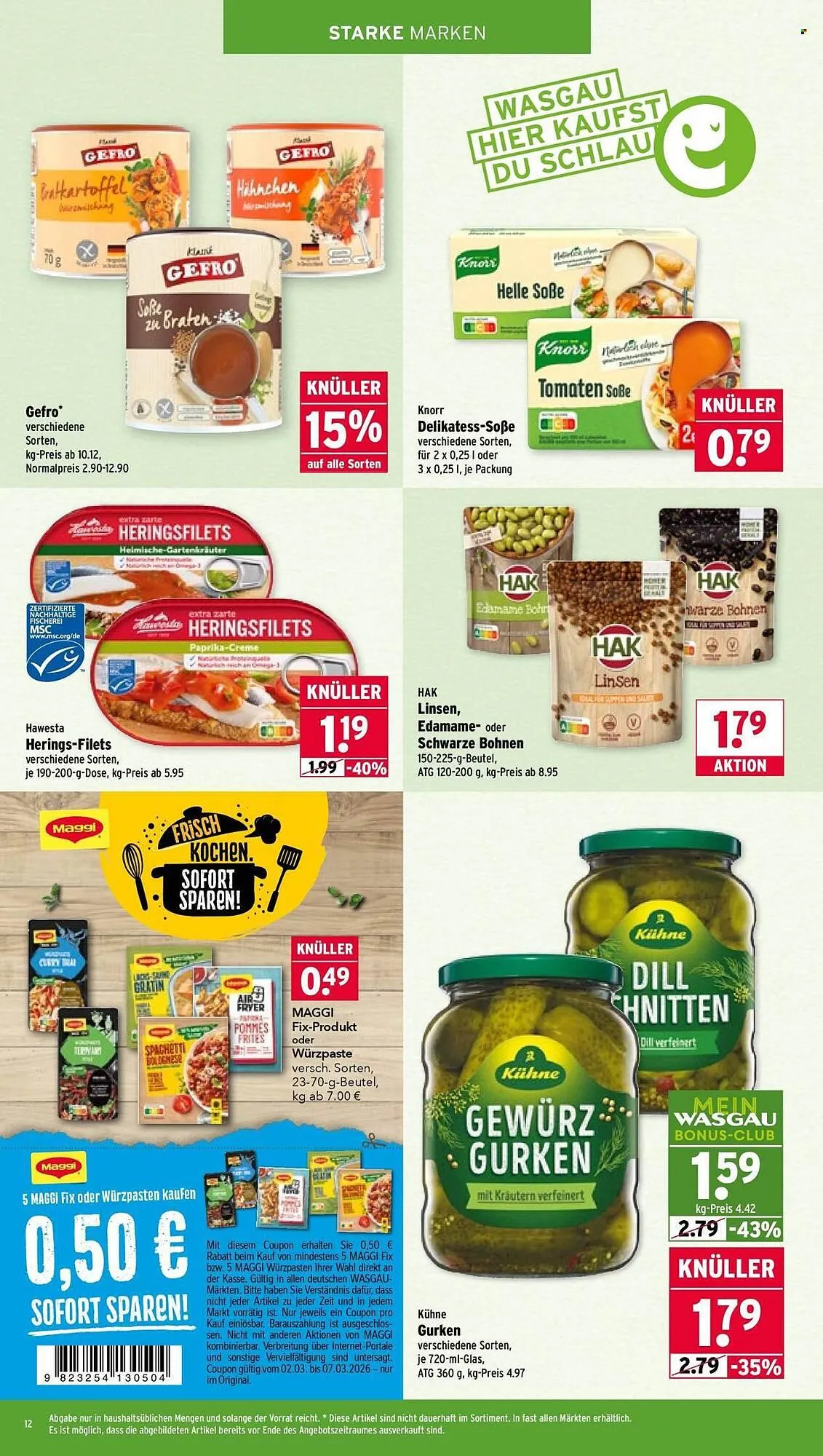 Wasgau Prospekt von 2. März bis 7. März 2026 - Prospekt seite 12